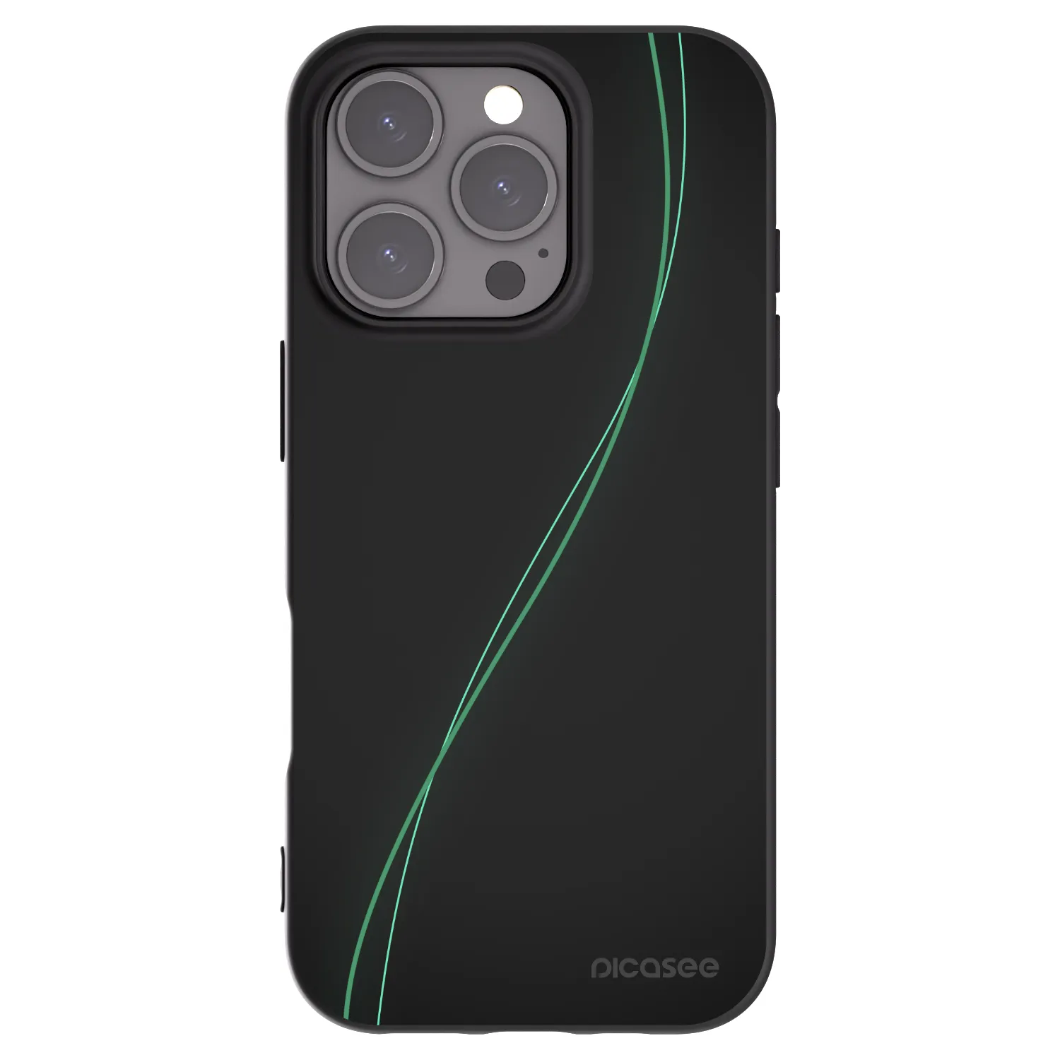Picasee silikonový černý obal pro Apple iPhone 16 Pro - Be Different