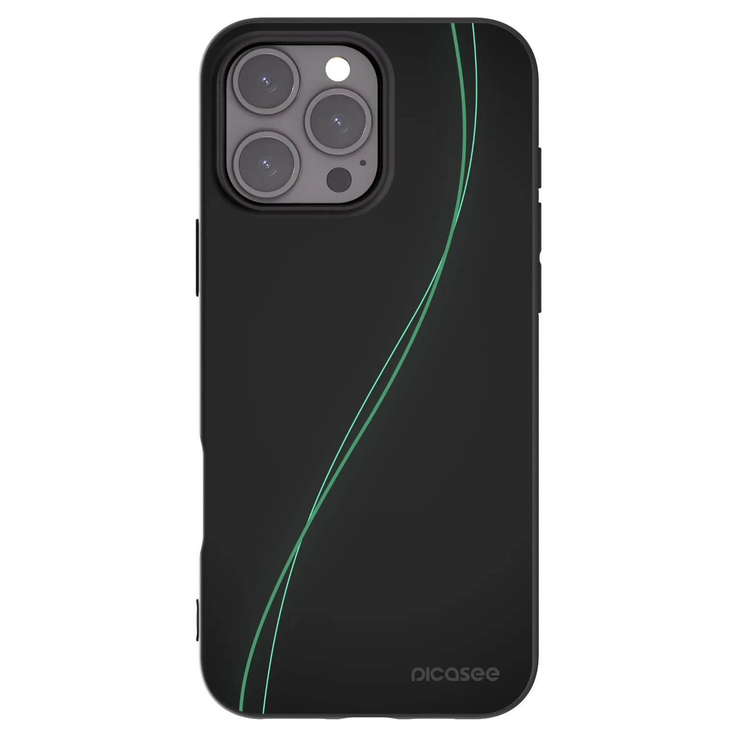 Picasee silikonový černý obal pro Apple iPhone 16 Pro Max - Be Different