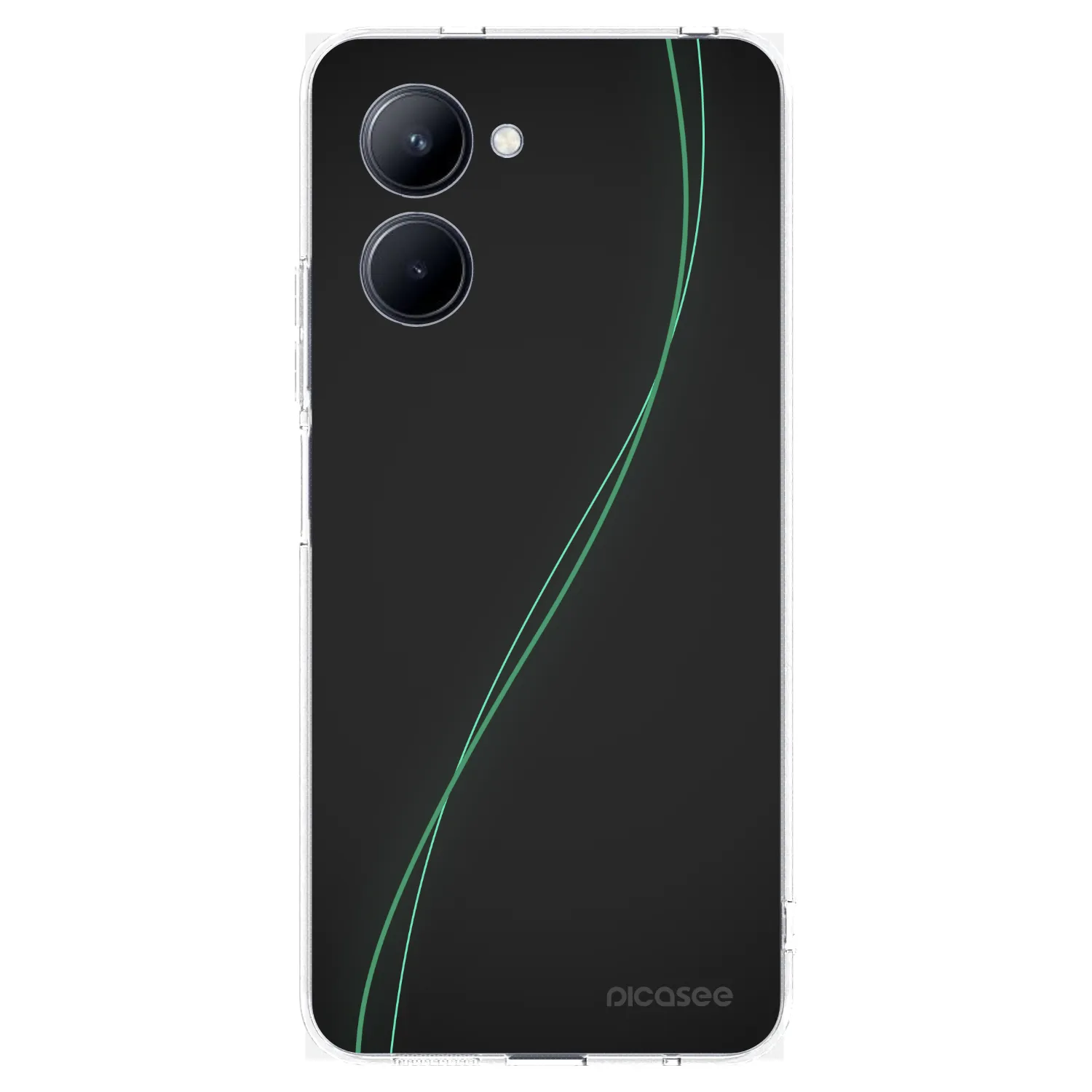 Picasee silikonový průhledný obal pro Realme C33 (2023) - Be Different