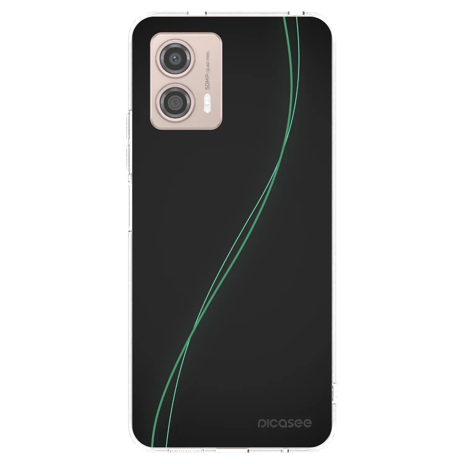 Picasee silikonový průhledný obal pro Motorola Moto G53 5G - Be Different