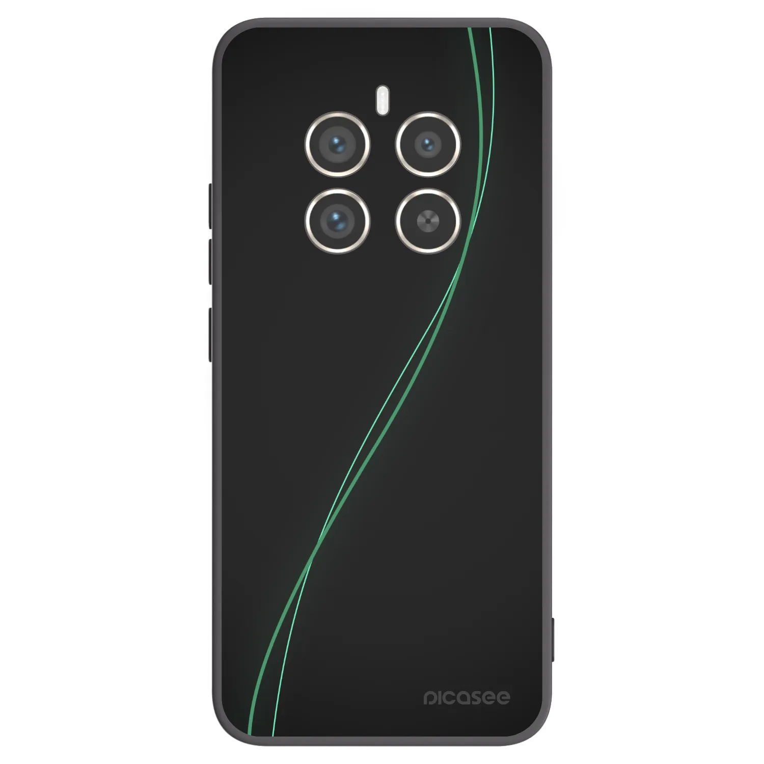 Picasee silikonový černý obal pro Realme 12 Pro 5G - Be Different