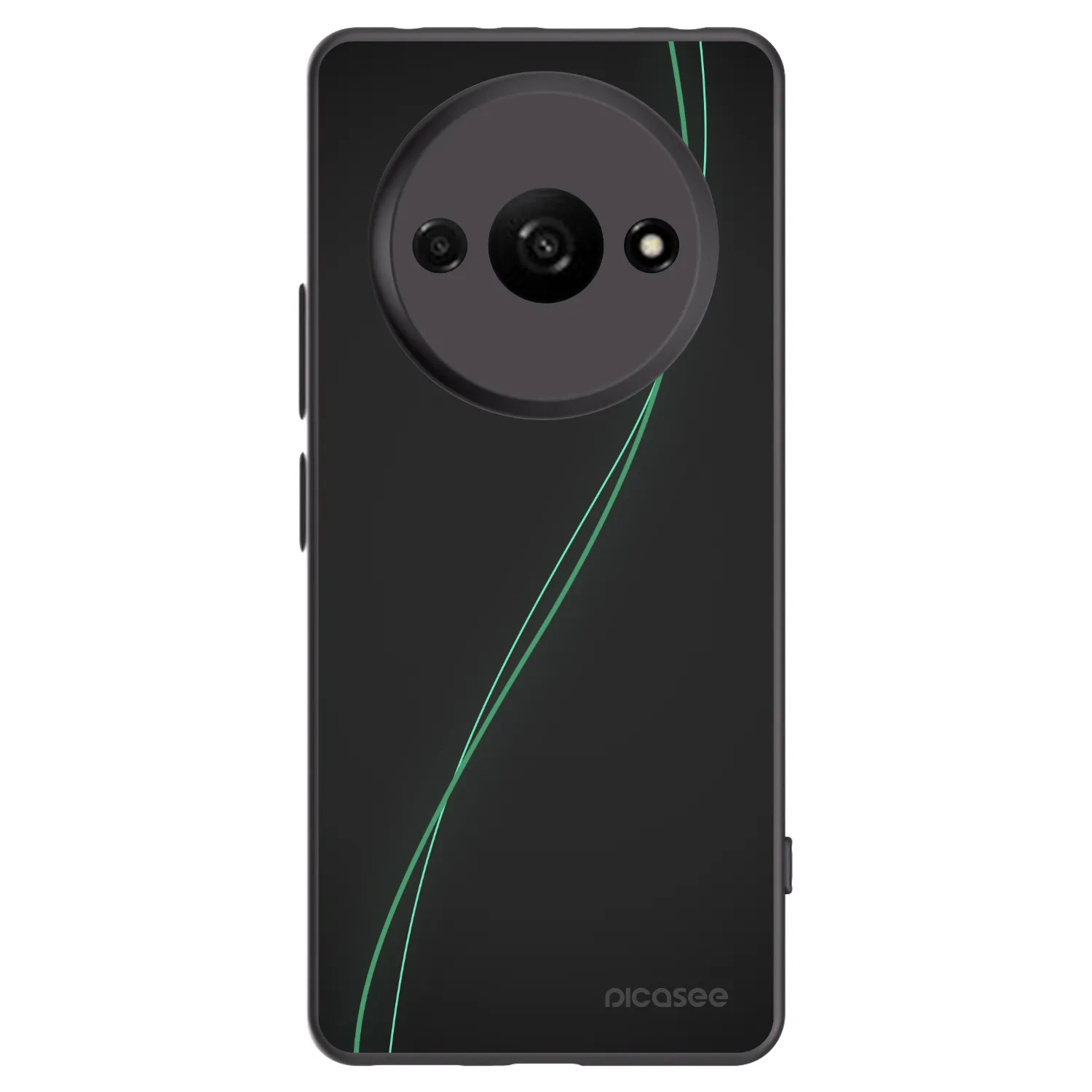 Picasee silikonový černý obal pro Xiaomi Redmi A3 - Be Different