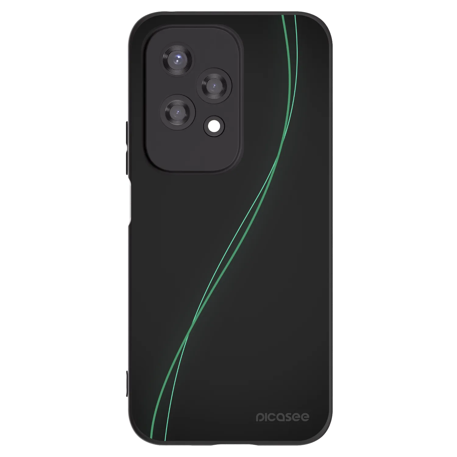 Picasee silikonový černý obal pro Honor 200 Lite - Be Different