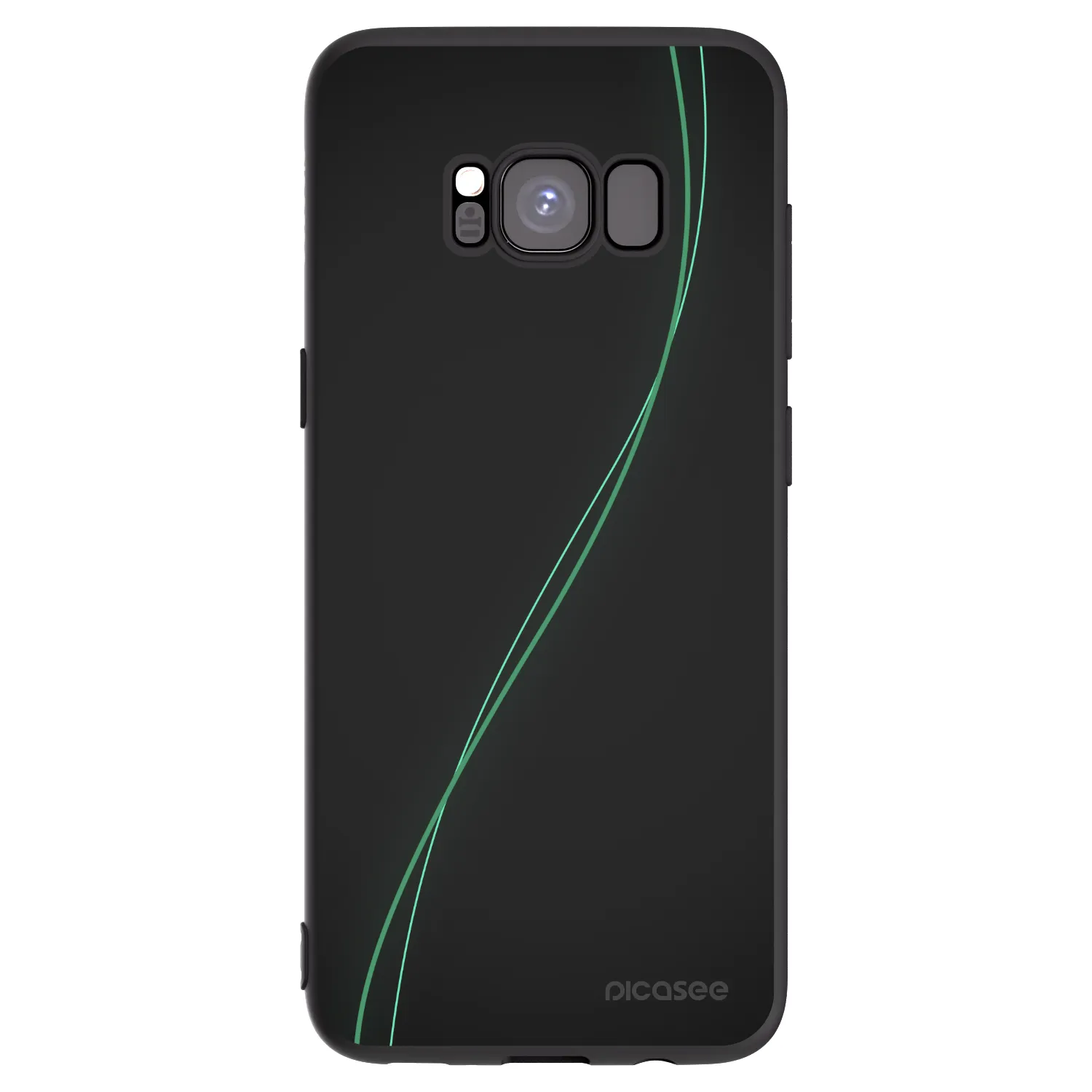 Picasee silikonový černý obal pro Samsung Galaxy S8 G950F - Be Different