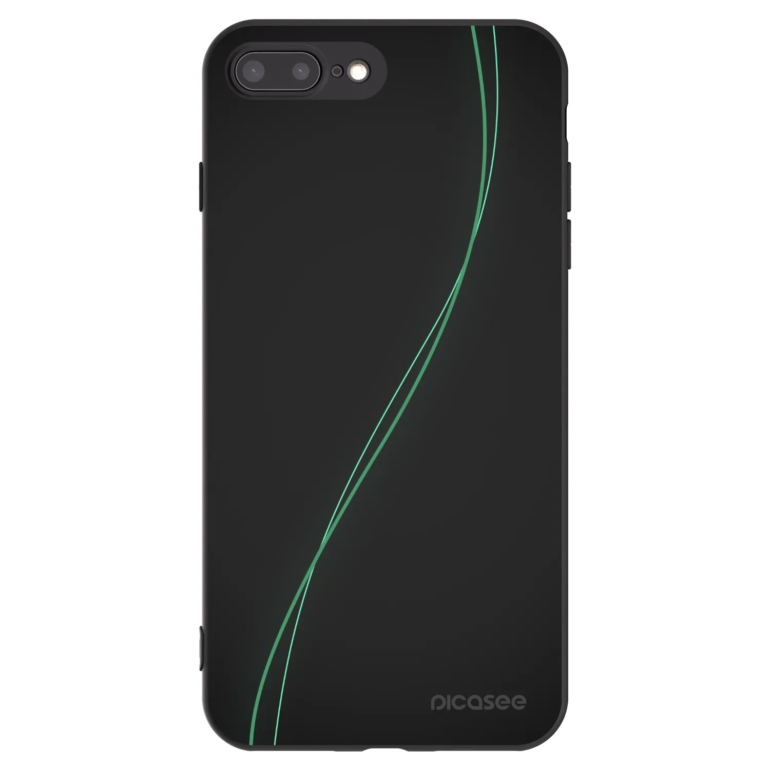 Picasee silikonový černý obal pro Apple iPhone 7 Plus - Be Different