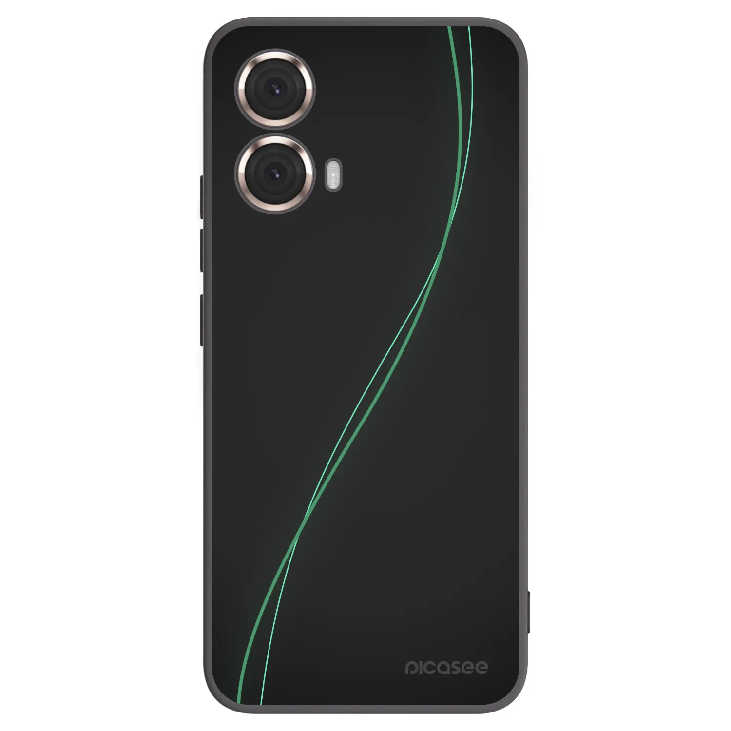 Picasee silikonový černý obal pro Motorola Moto G85 - Be Different