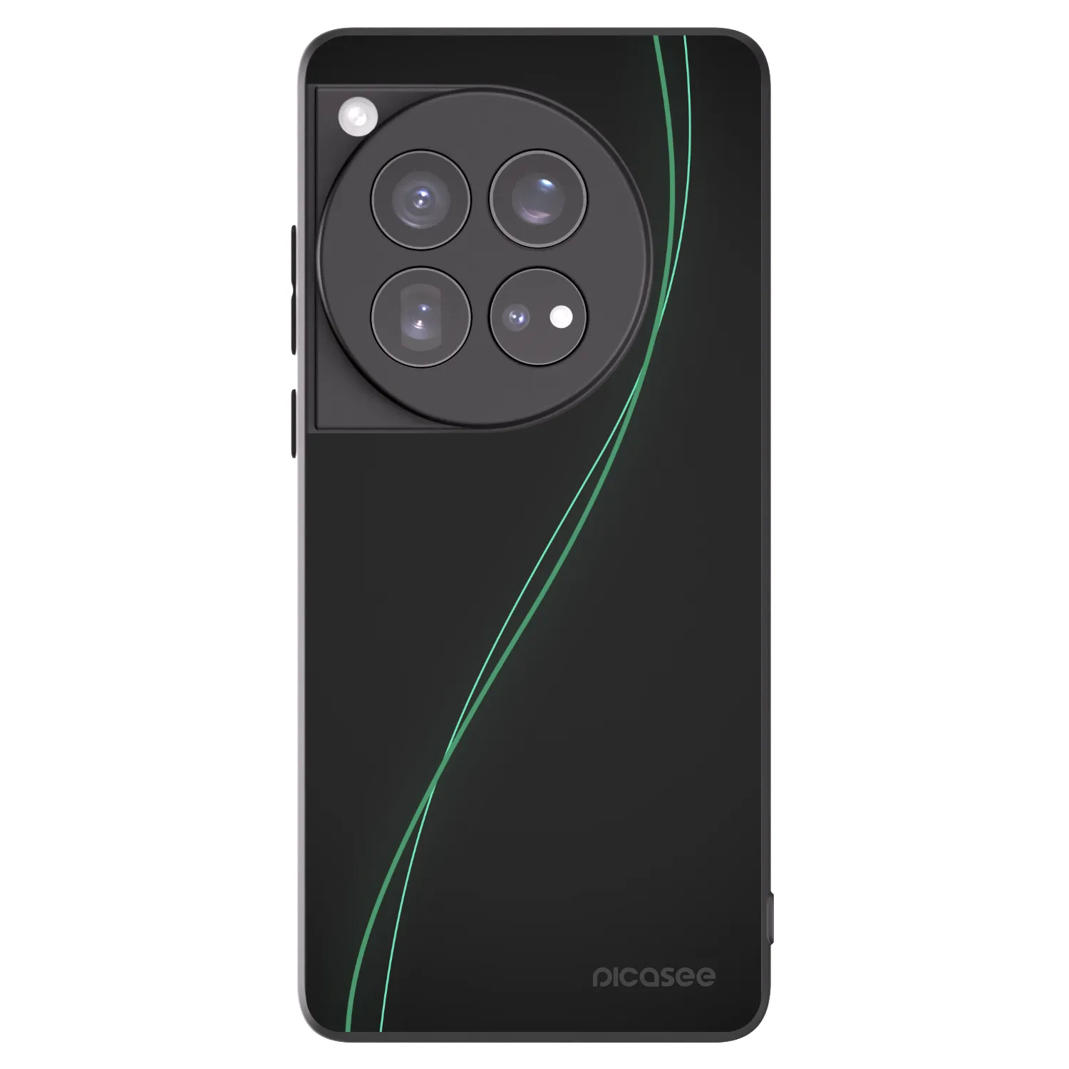 Picasee silikonový černý obal pro OnePlus 12 5G - Be Different