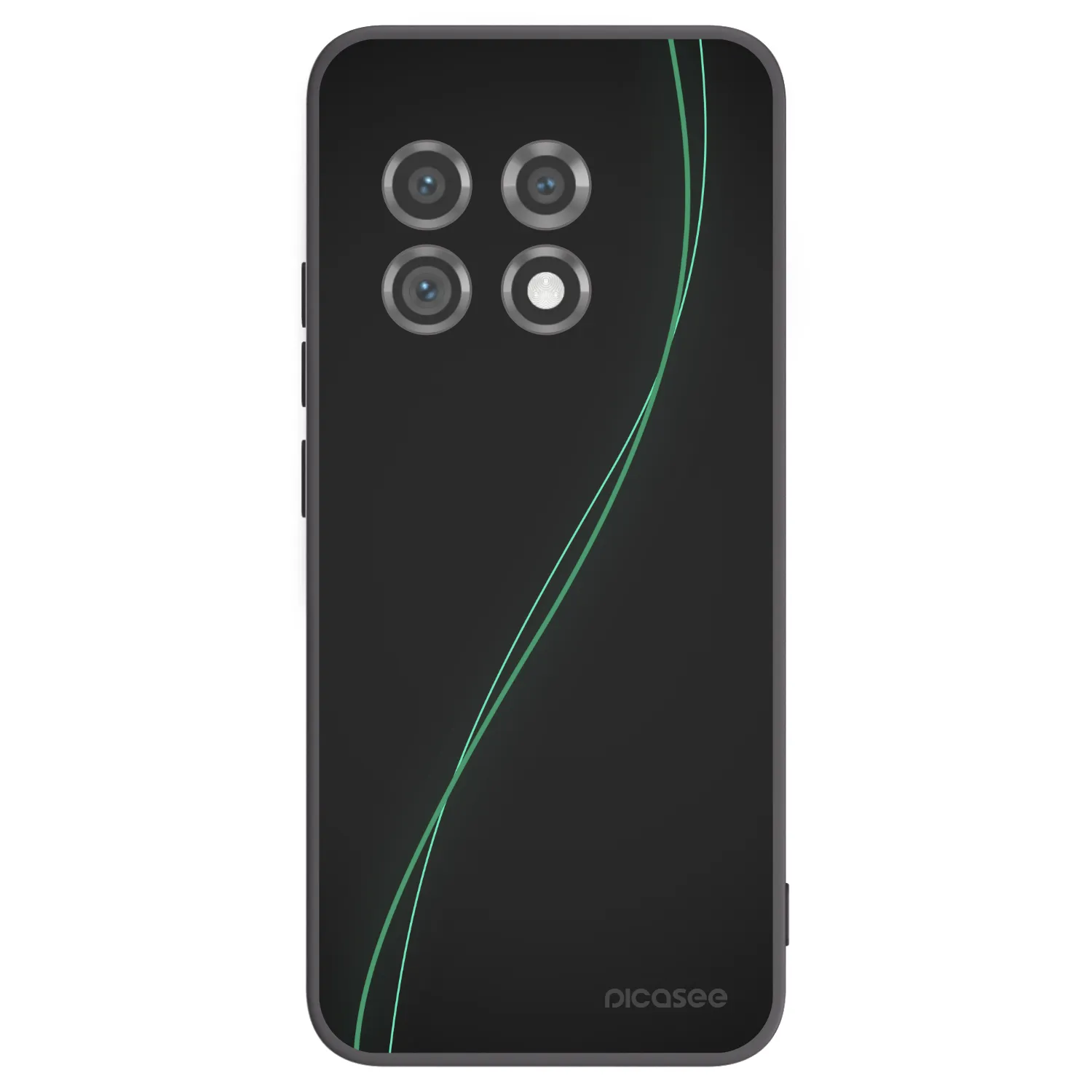 Picasee silikonový černý obal pro OnePlus 11 5G - Be Different