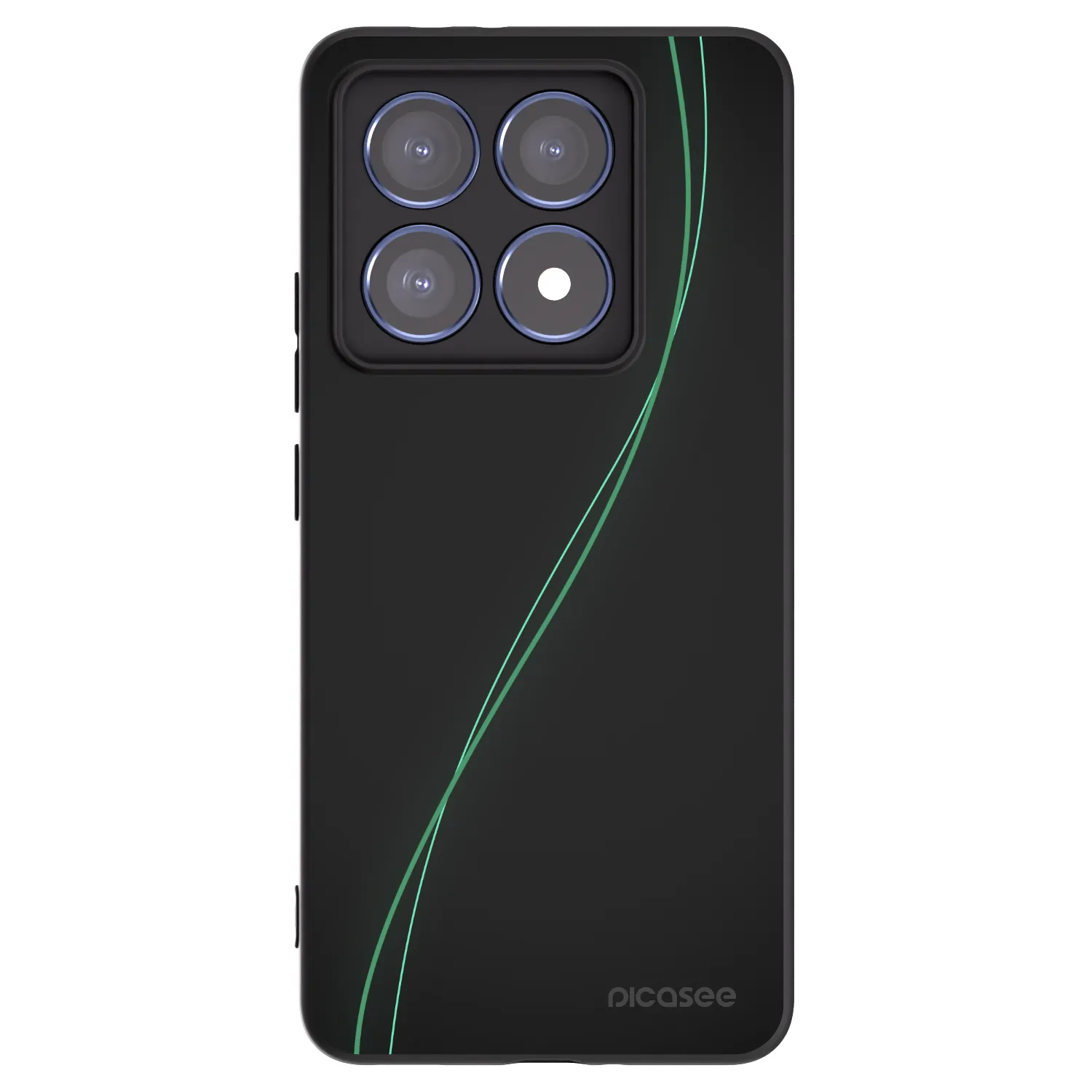Picasee silikonový černý obal pro Xiaomi 14T Pro - Be Different