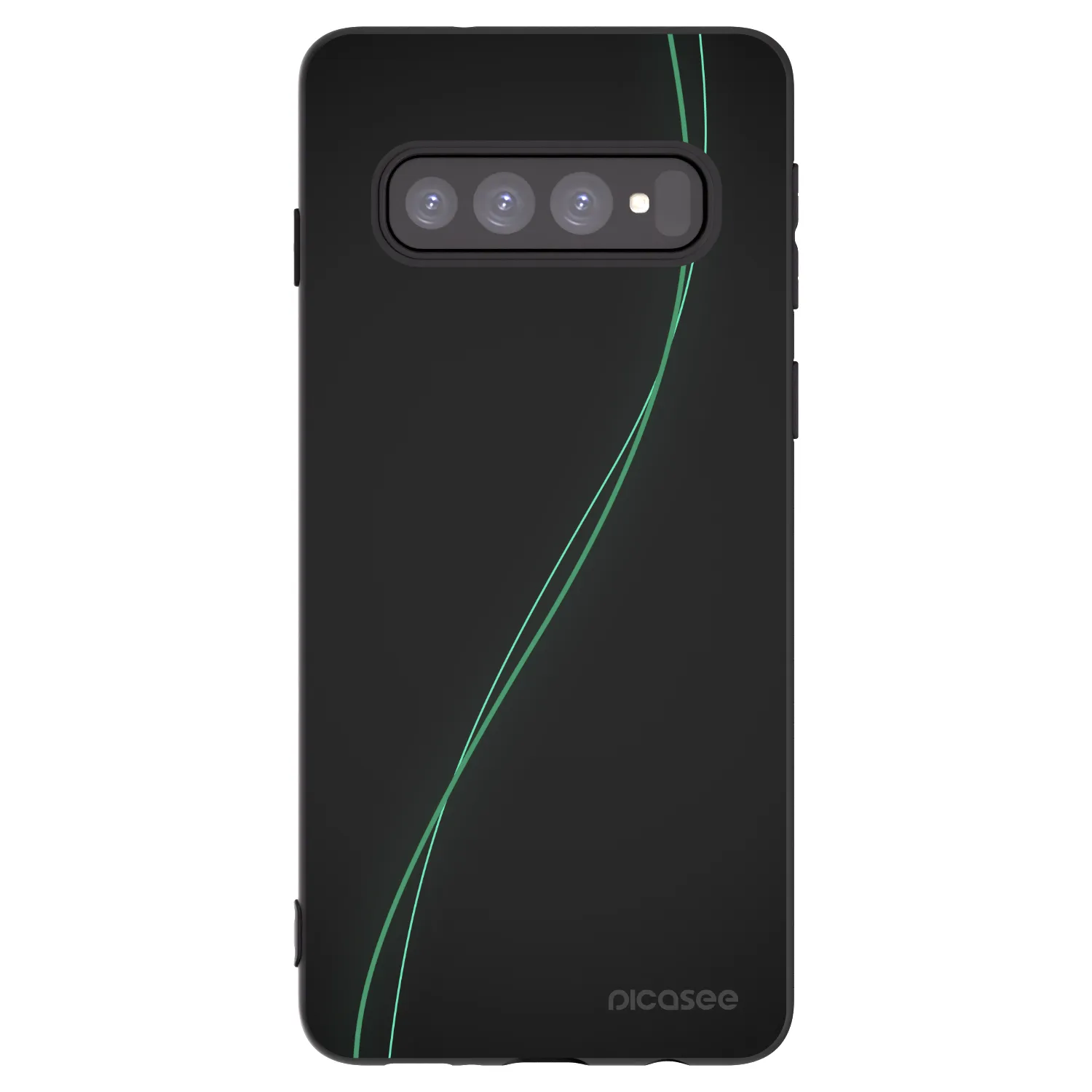 Picasee silikonový černý obal pro Samsung Galaxy S10 G973 - Be Different