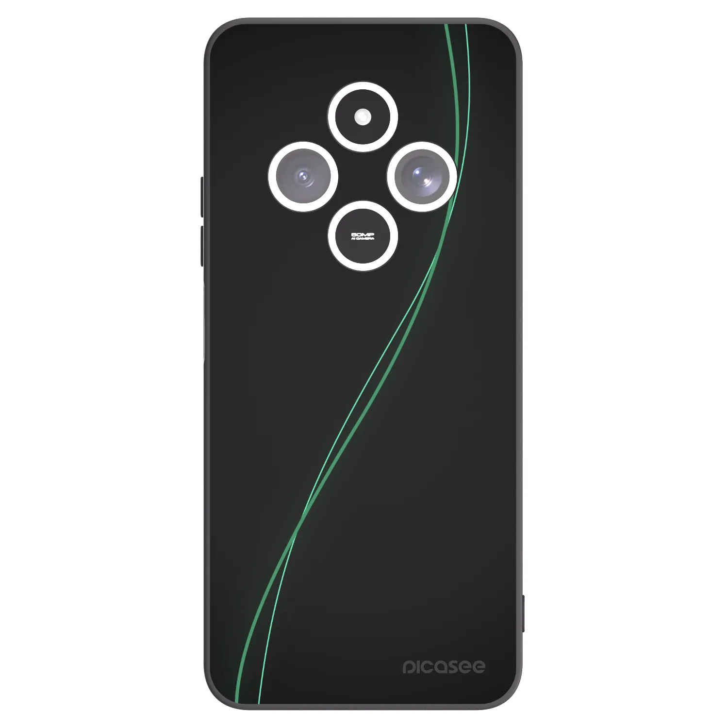 Picasee silikonový černý obal pro Xiaomi Redmi 14C - Be Different