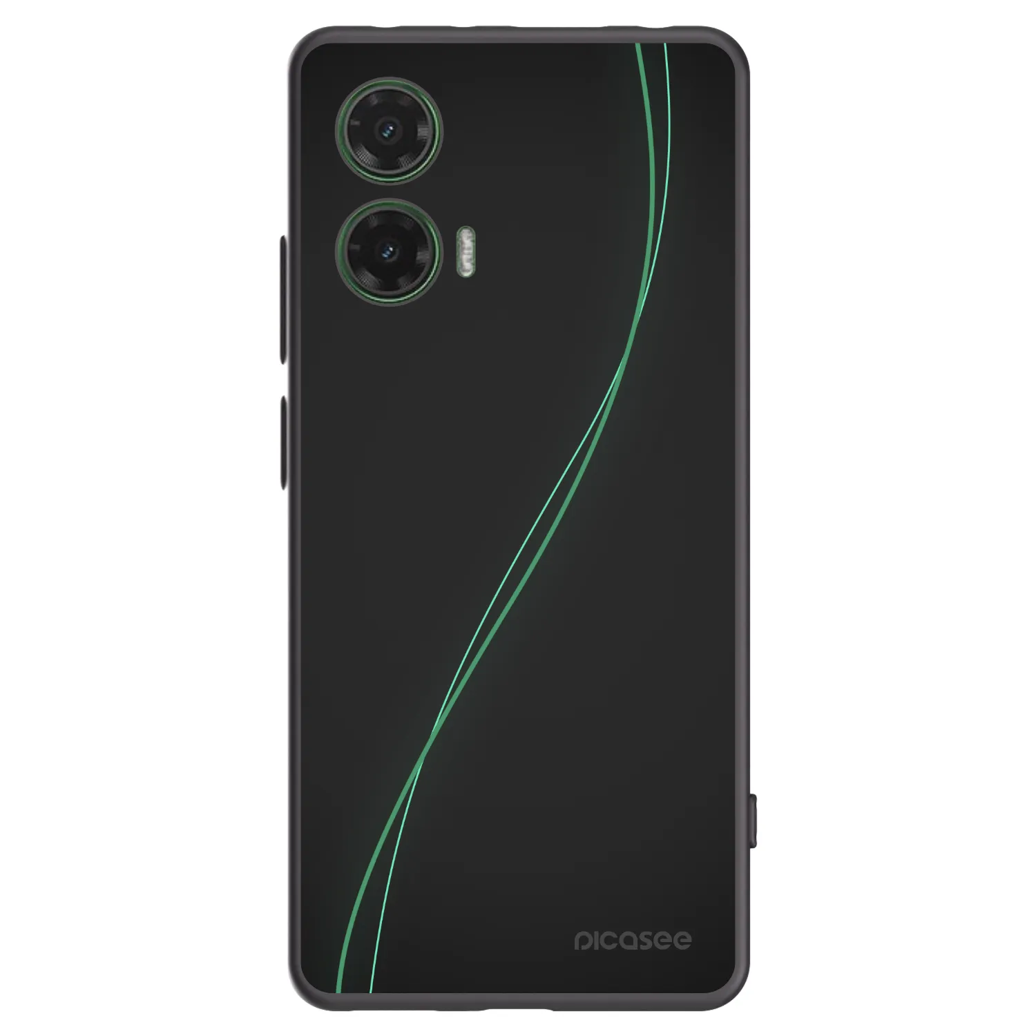 Picasee silikonový černý obal pro Motorola Moto G35 5G - Be Different