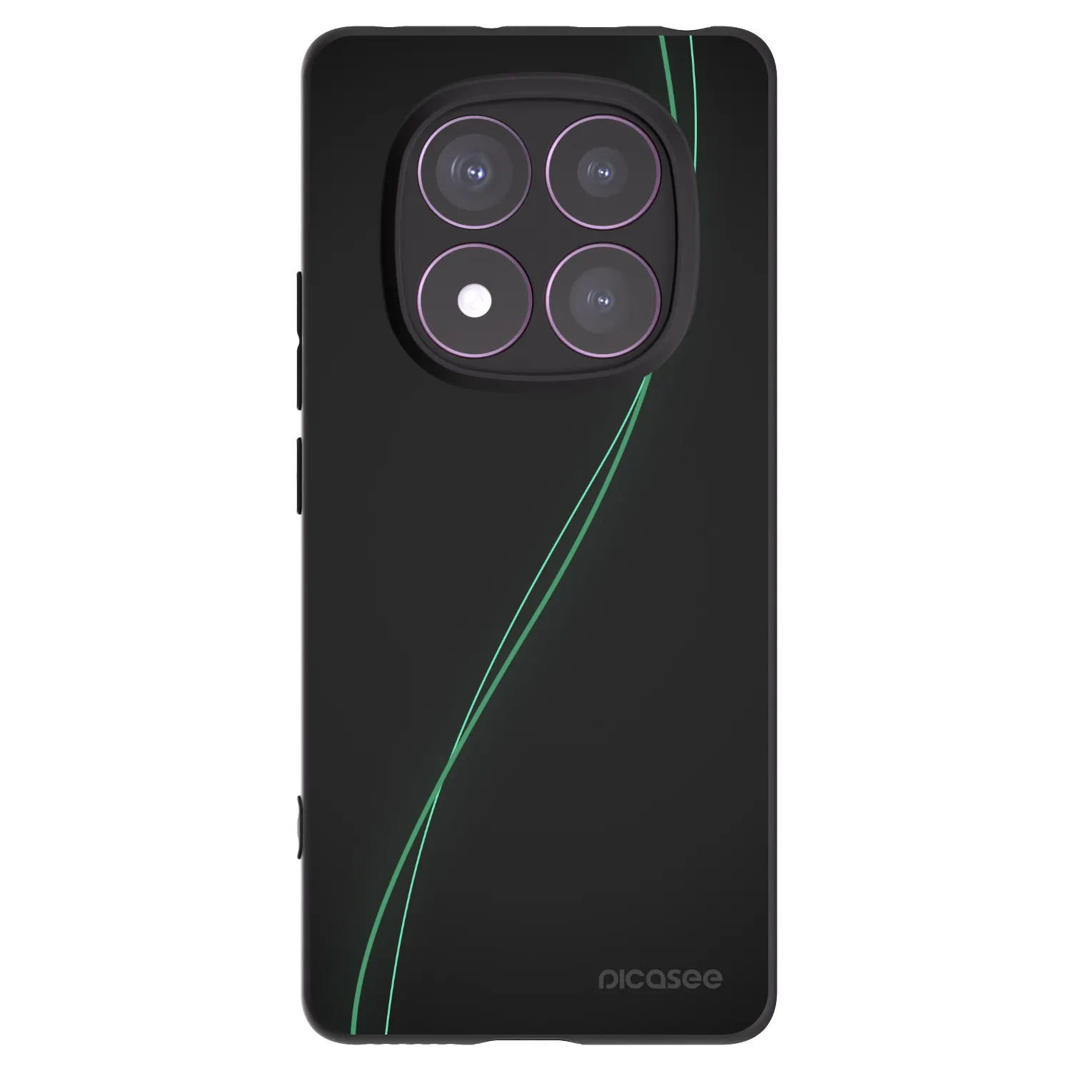 Picasee silikonový černý obal pro Xiaomi Redmi Note 14 Pro 4G - Be Different