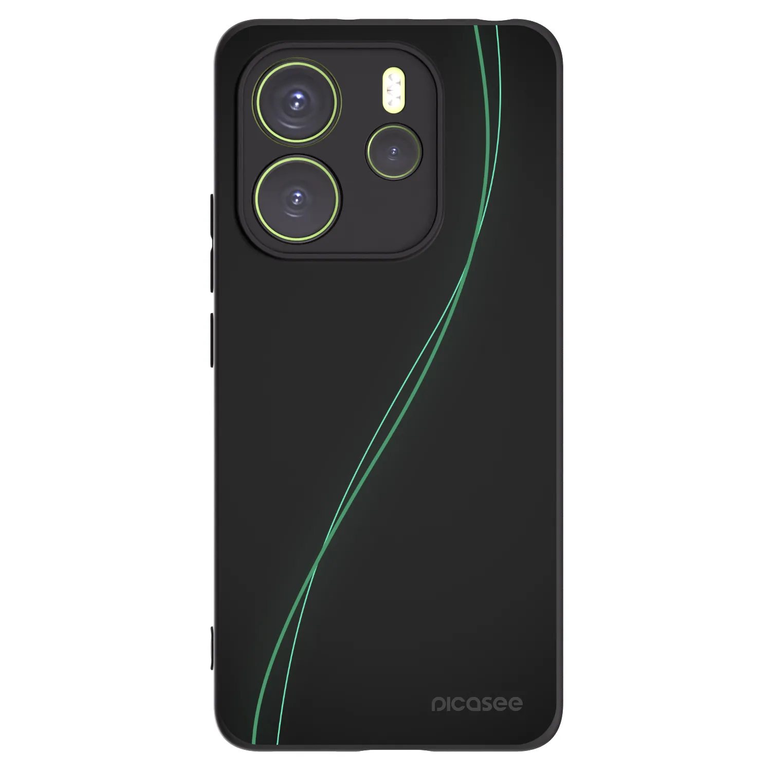 Picasee silikonový černý obal pro Xiaomi Redmi Note 14 4G - Be Different