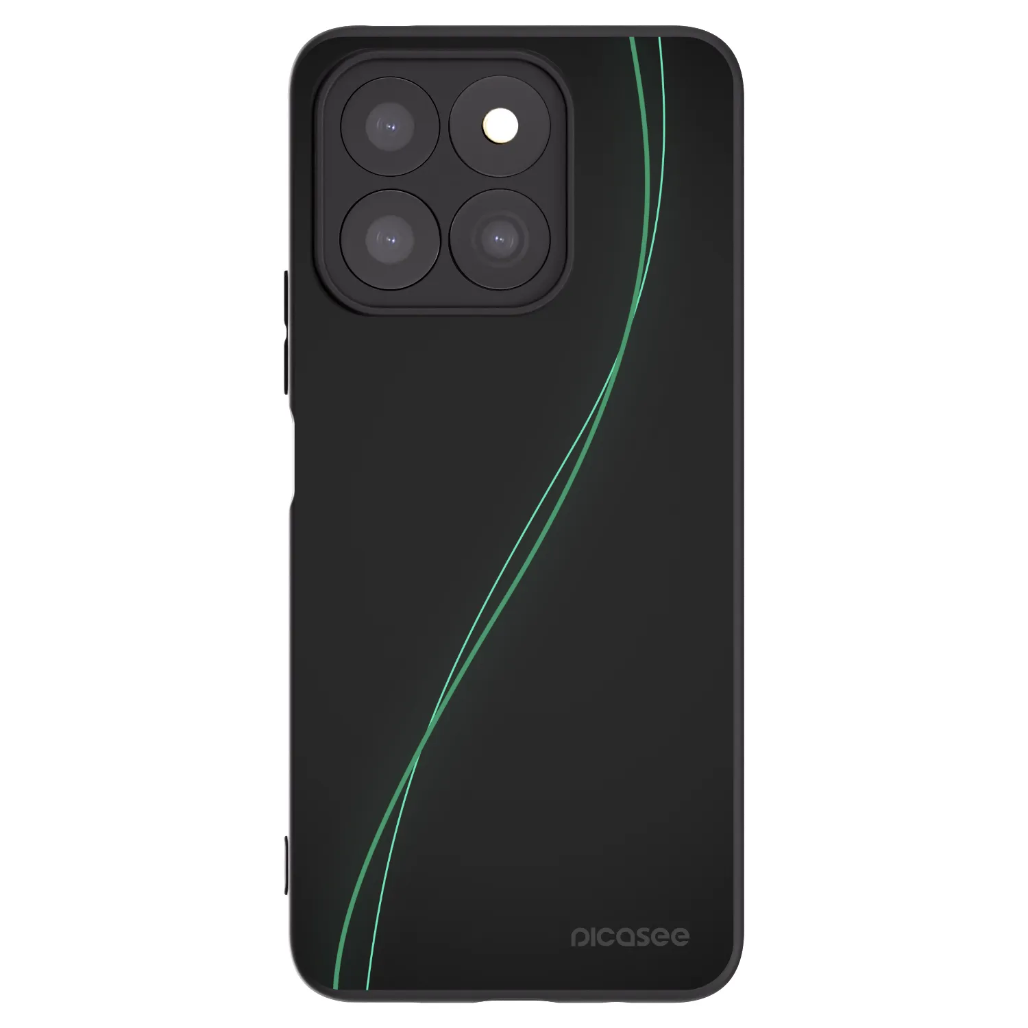 Picasee silikonový černý obal pro Honor X8c - Be Different