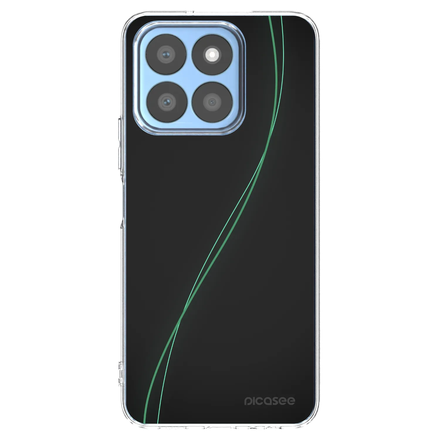 Picasee silikonový průhledný obal pro Honor X8c - Be Different