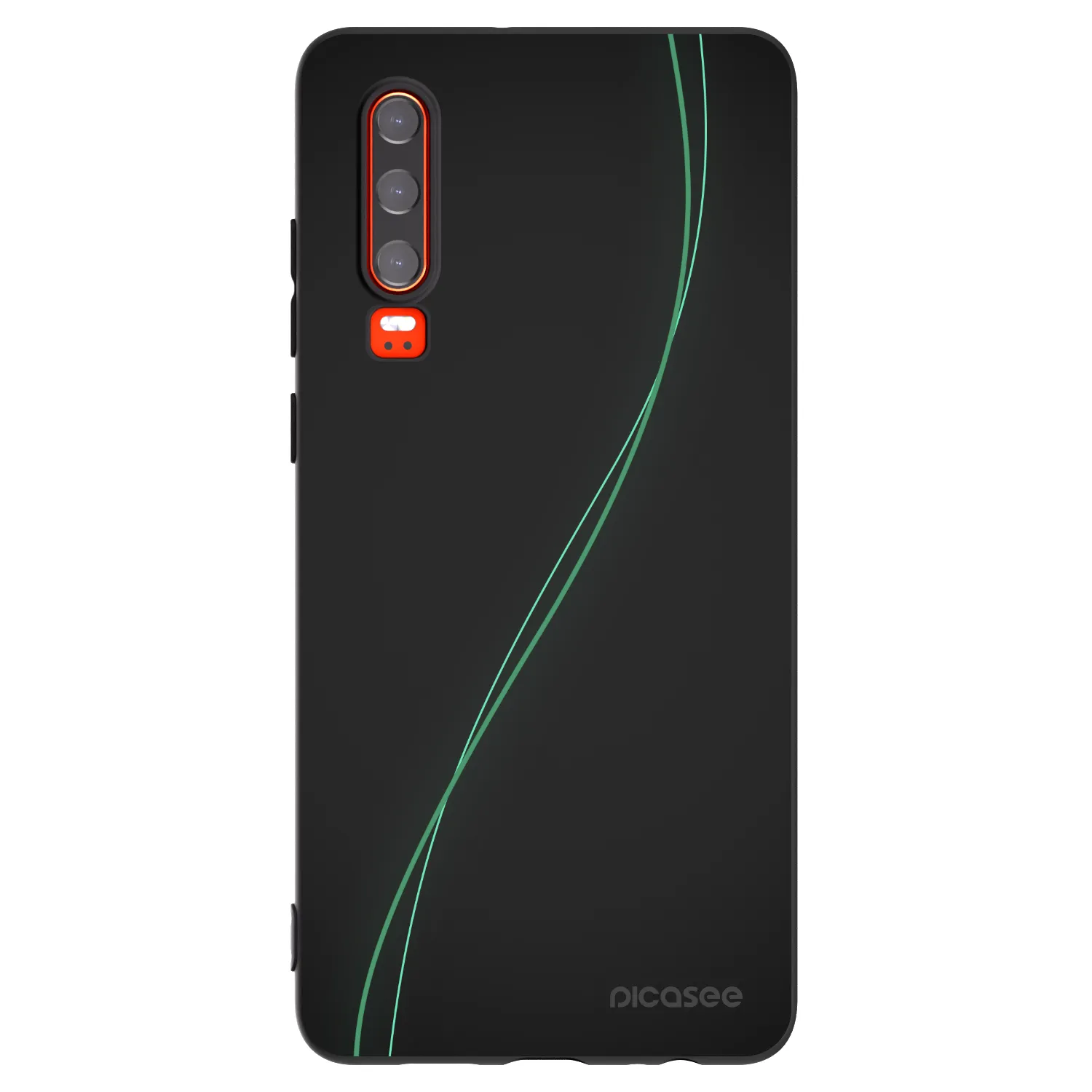 Picasee silikonový černý obal pro Huawei P30 - Be Different
