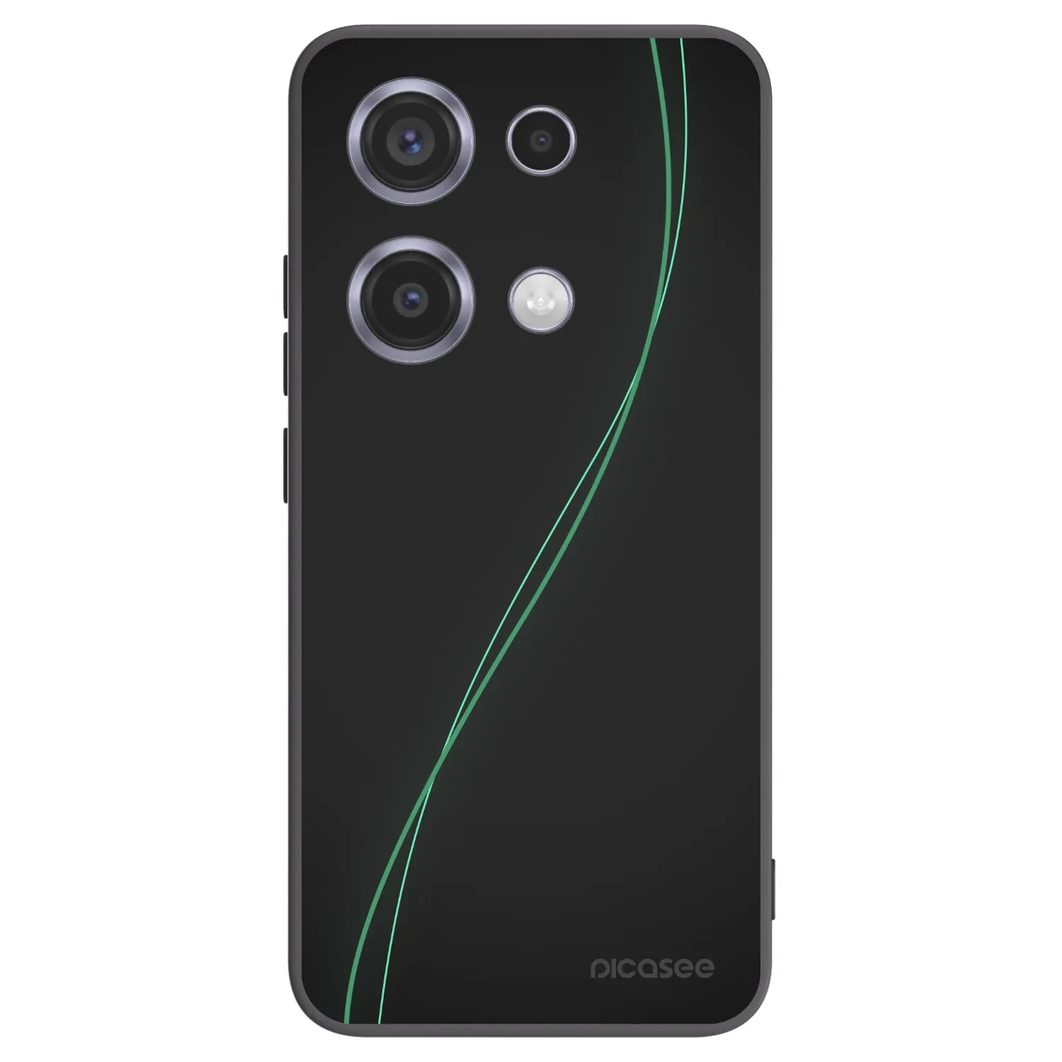 Picasee silikonový černý obal pro Xiaomi Redmi Note 14S - Be Different