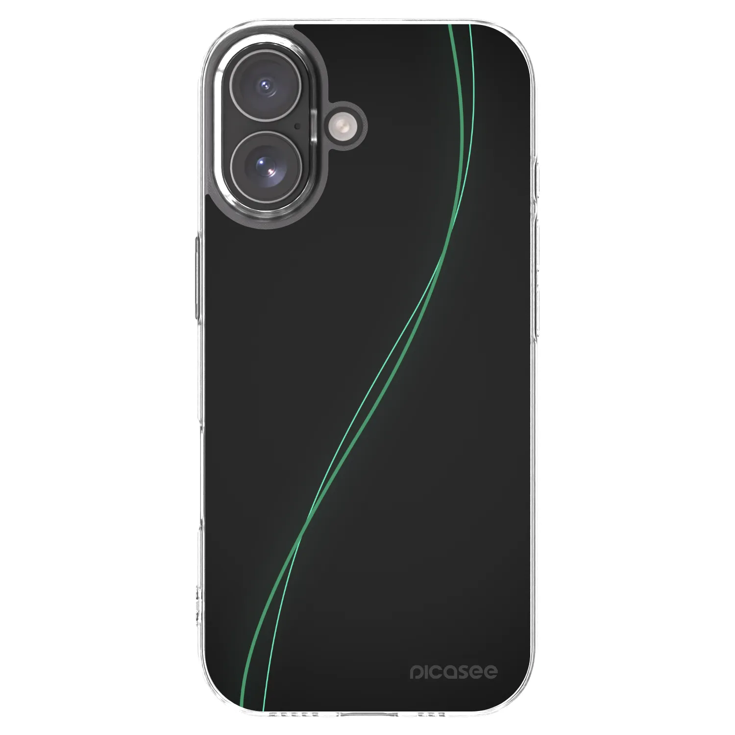 Picasee silikonový průhledný obal pro Apple iPhone 17 - Be Different