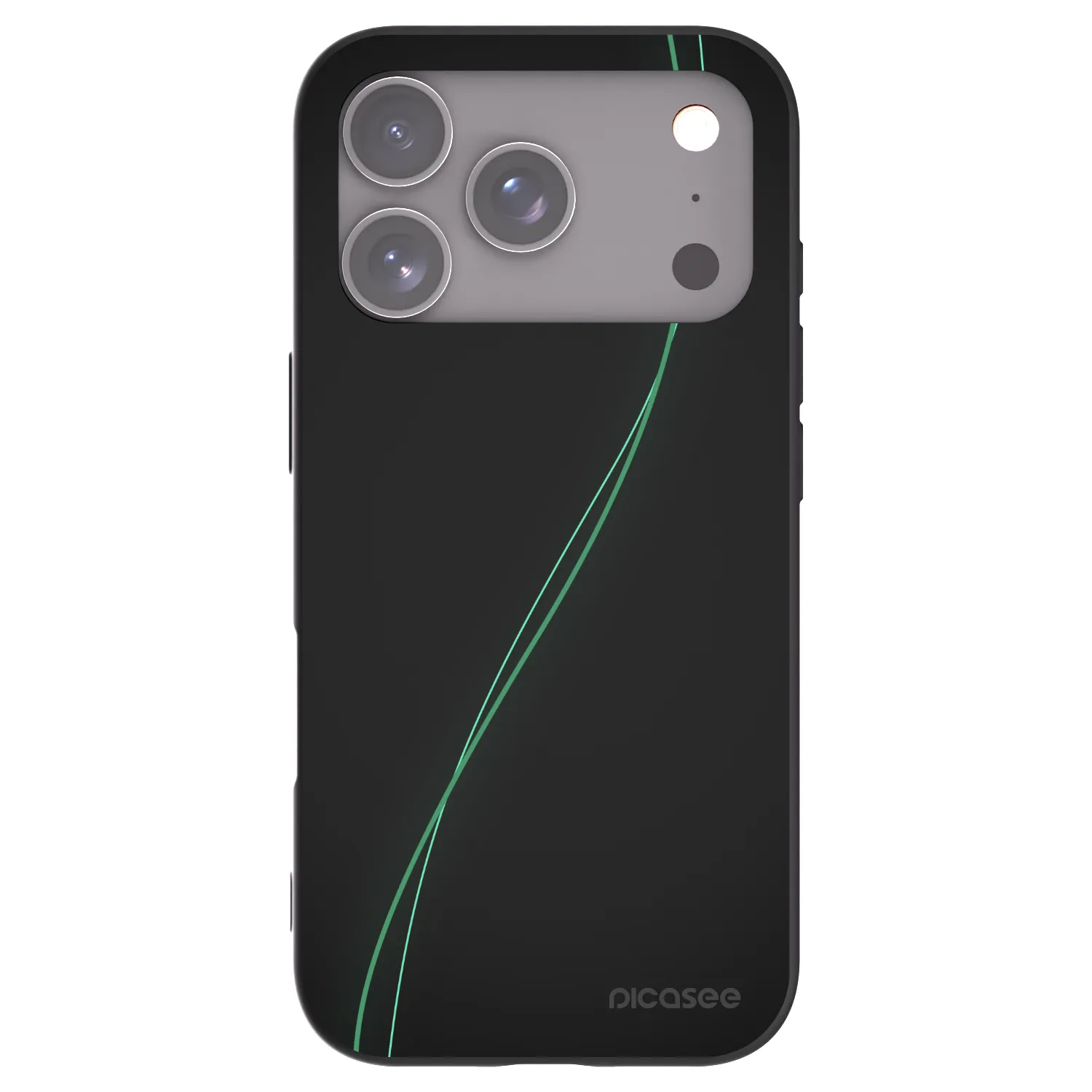Picasee silikonový černý obal pro Apple iPhone 17 Pro - Be Different