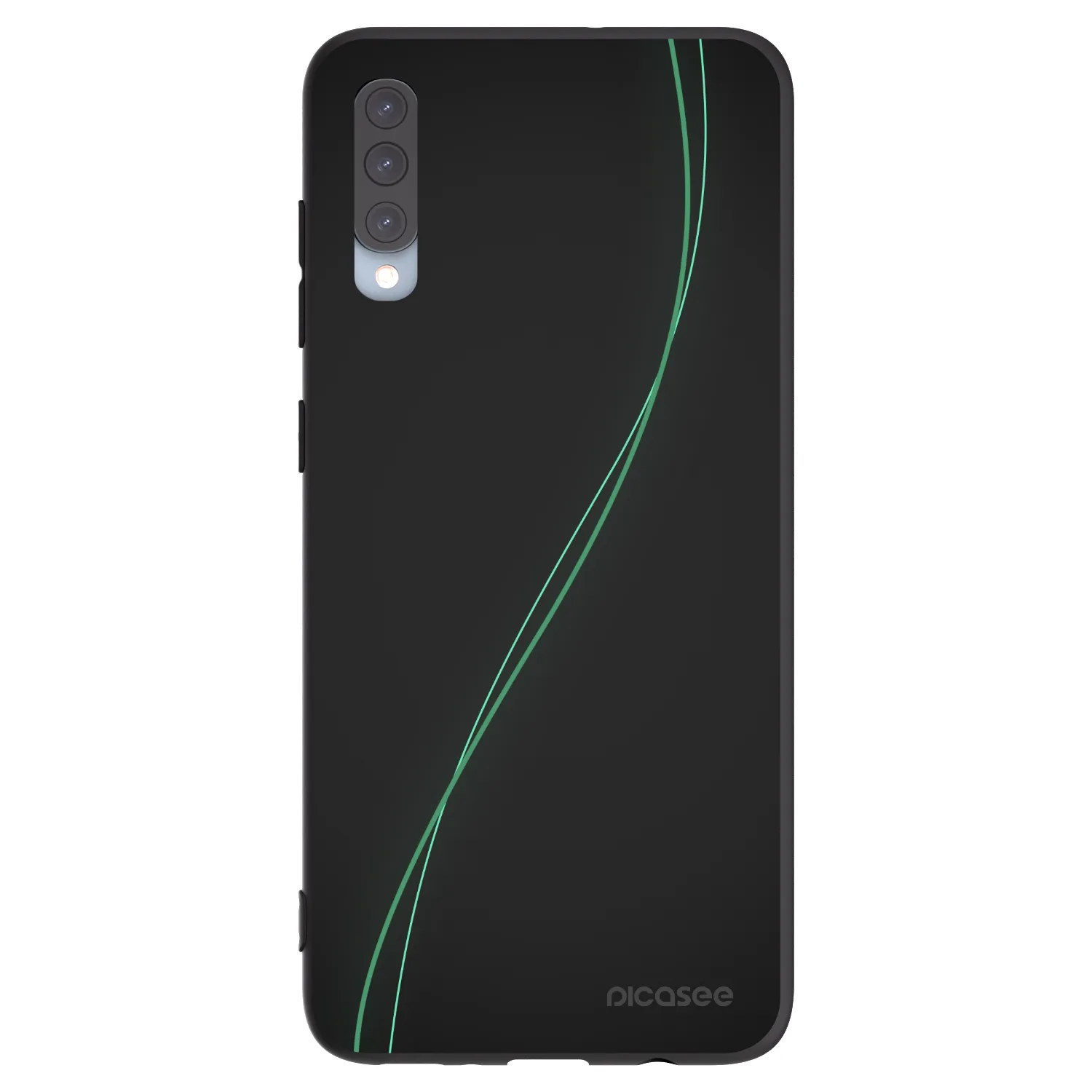 Picasee silikonový černý obal pro Samsung Galaxy A70 A705F - Be Different