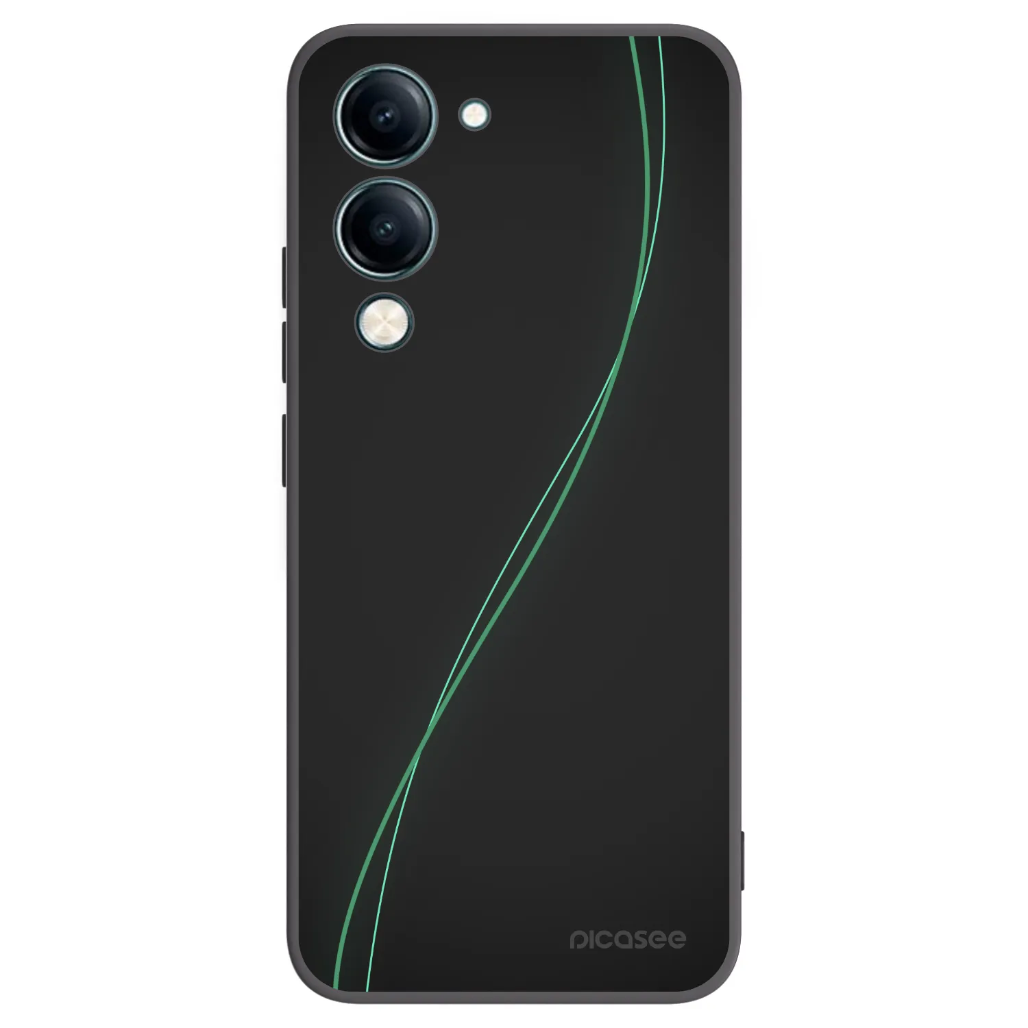 Picasee silikonový černý obal pro Vivo Y29s 5G - Be Different