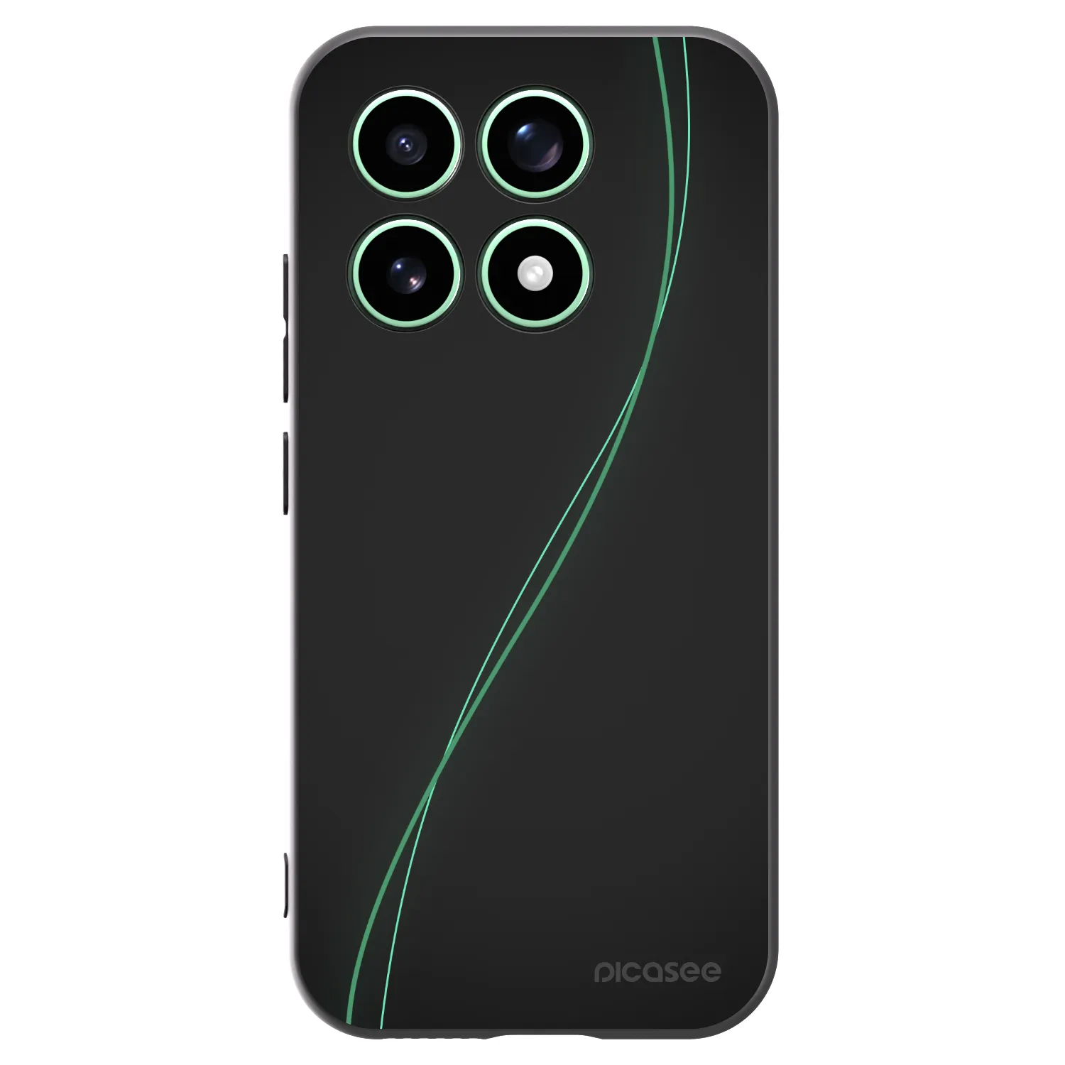 Picasee silikonový černý obal pro Xiaomi 17 - Be Different