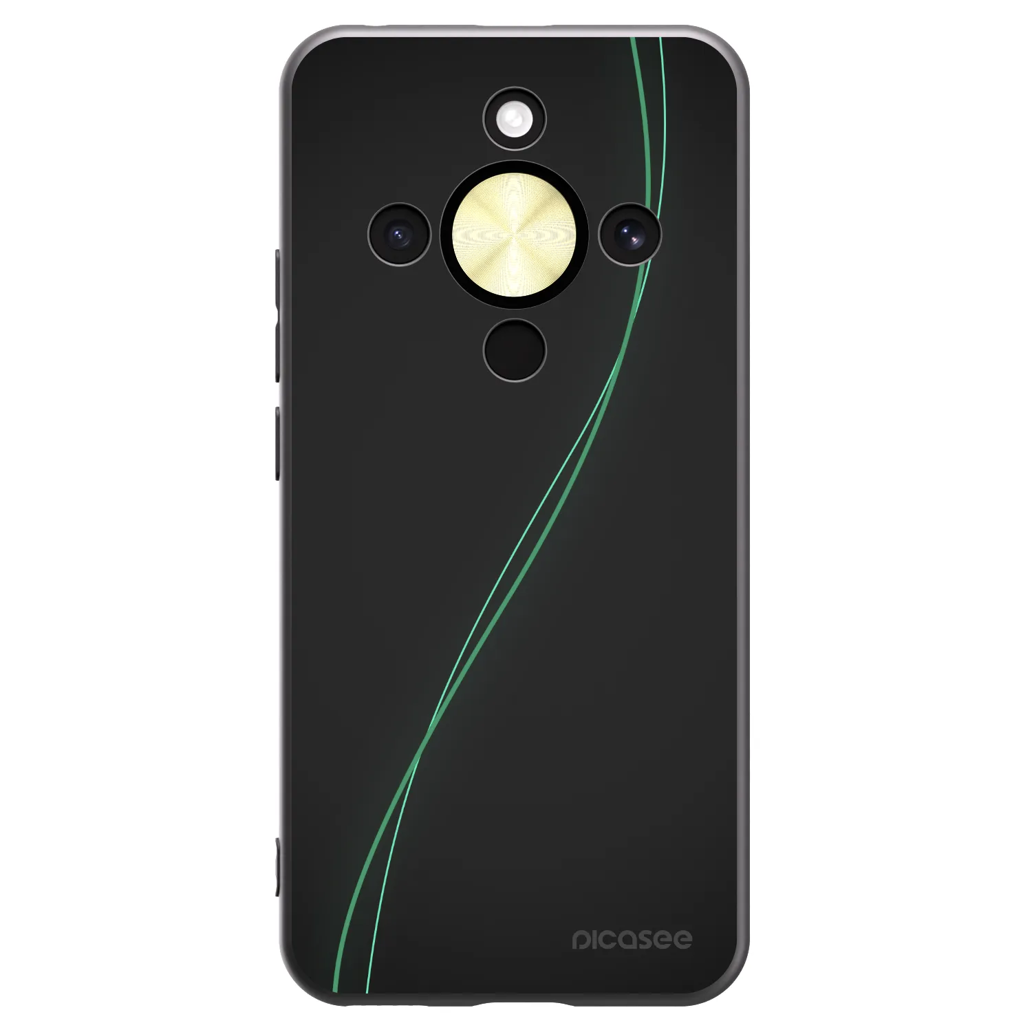 Picasee silikonový černý obal pro Honor Magic8 Lite 5G - Be Different