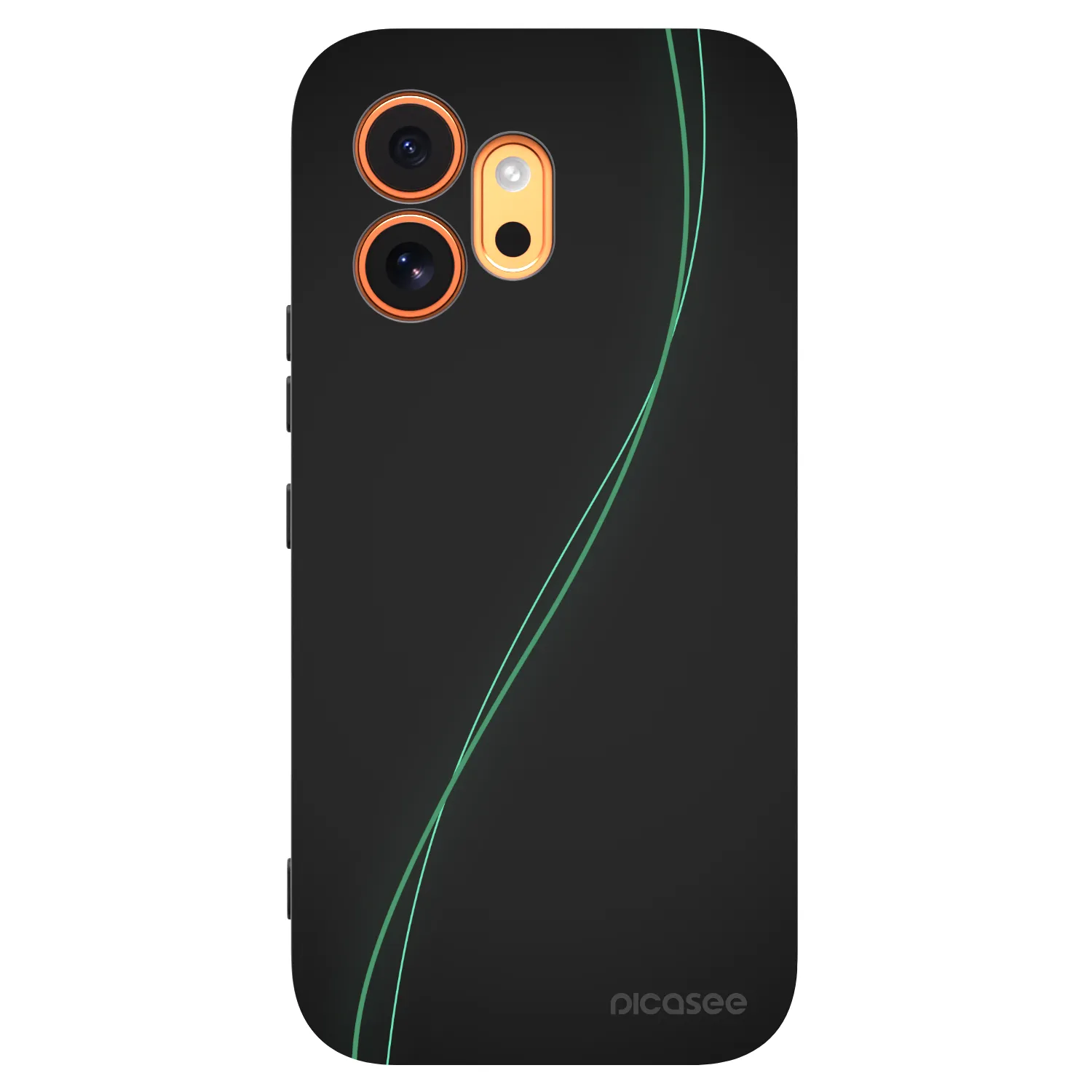 Picasee silikonový černý obal pro Honor 600 - Be Different