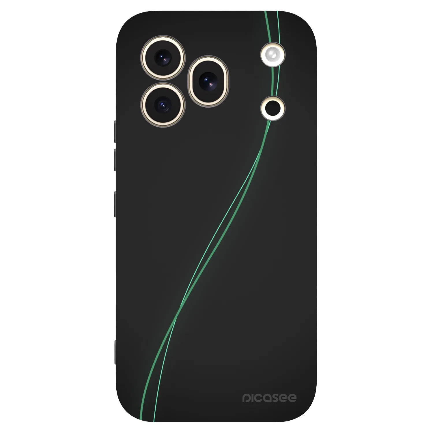 Picasee silikonový černý obal pro Honor 600 Pro - Be Different