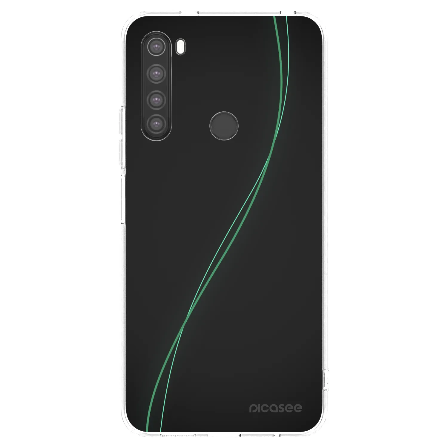 Picasee silikonový průhledný obal pro Xiaomi Redmi Note 8 - Be Different