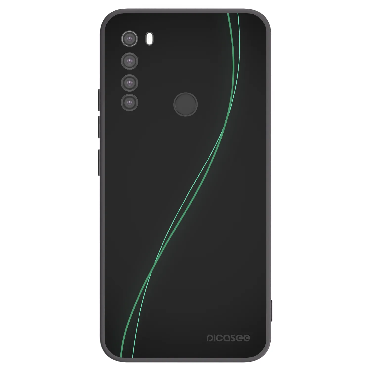 Picasee silikonový černý obal pro Xiaomi Redmi Note 8 - Be Different