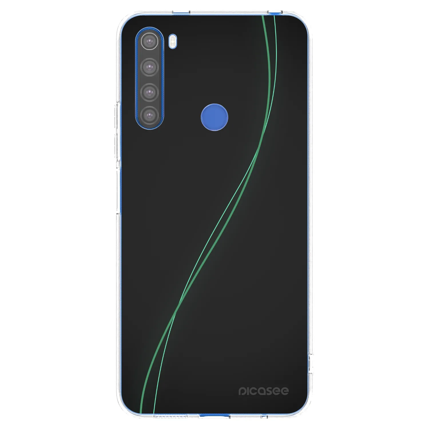 Picasee silikonový průhledný obal pro Xiaomi Redmi Note 8T - Be Different