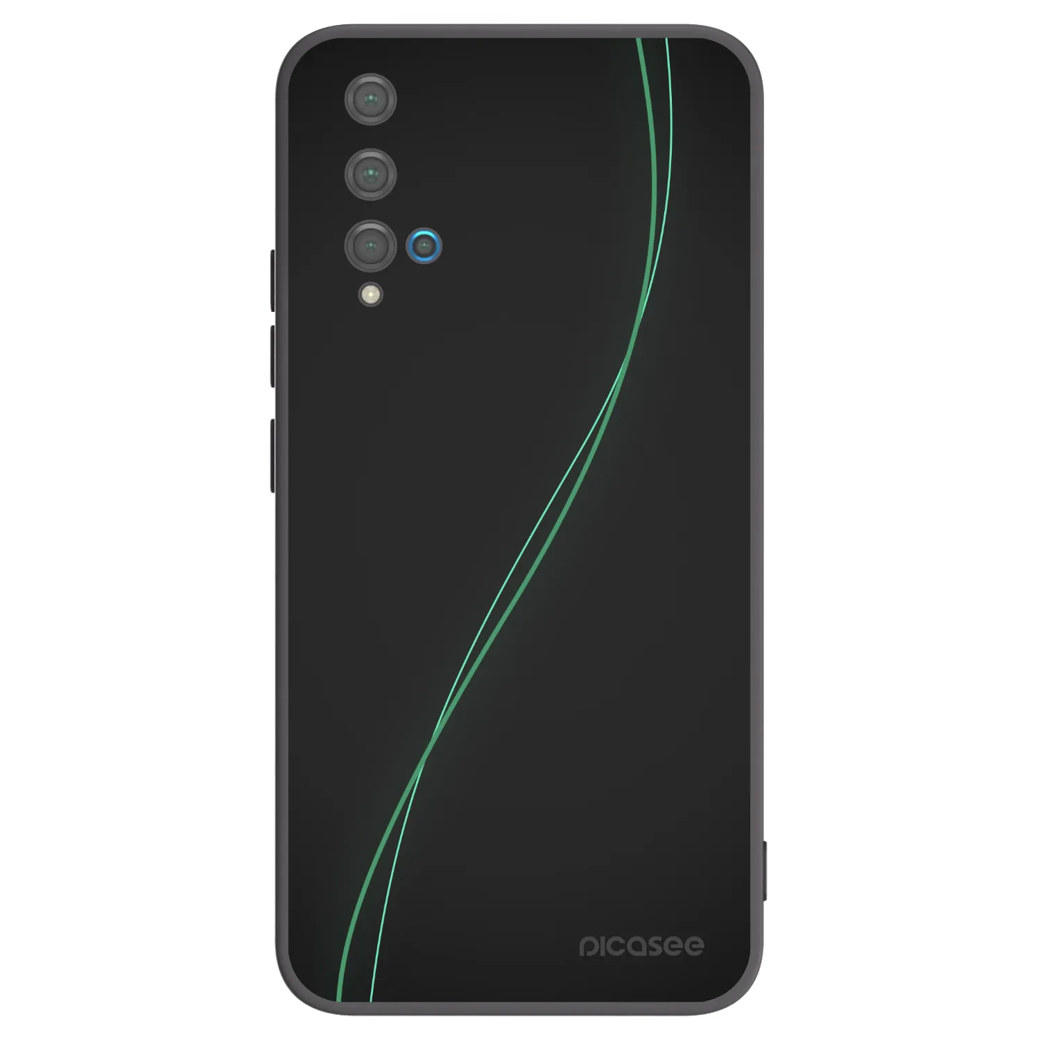 Picasee silikonový černý obal pro Huawei Nova 5T - Be Different