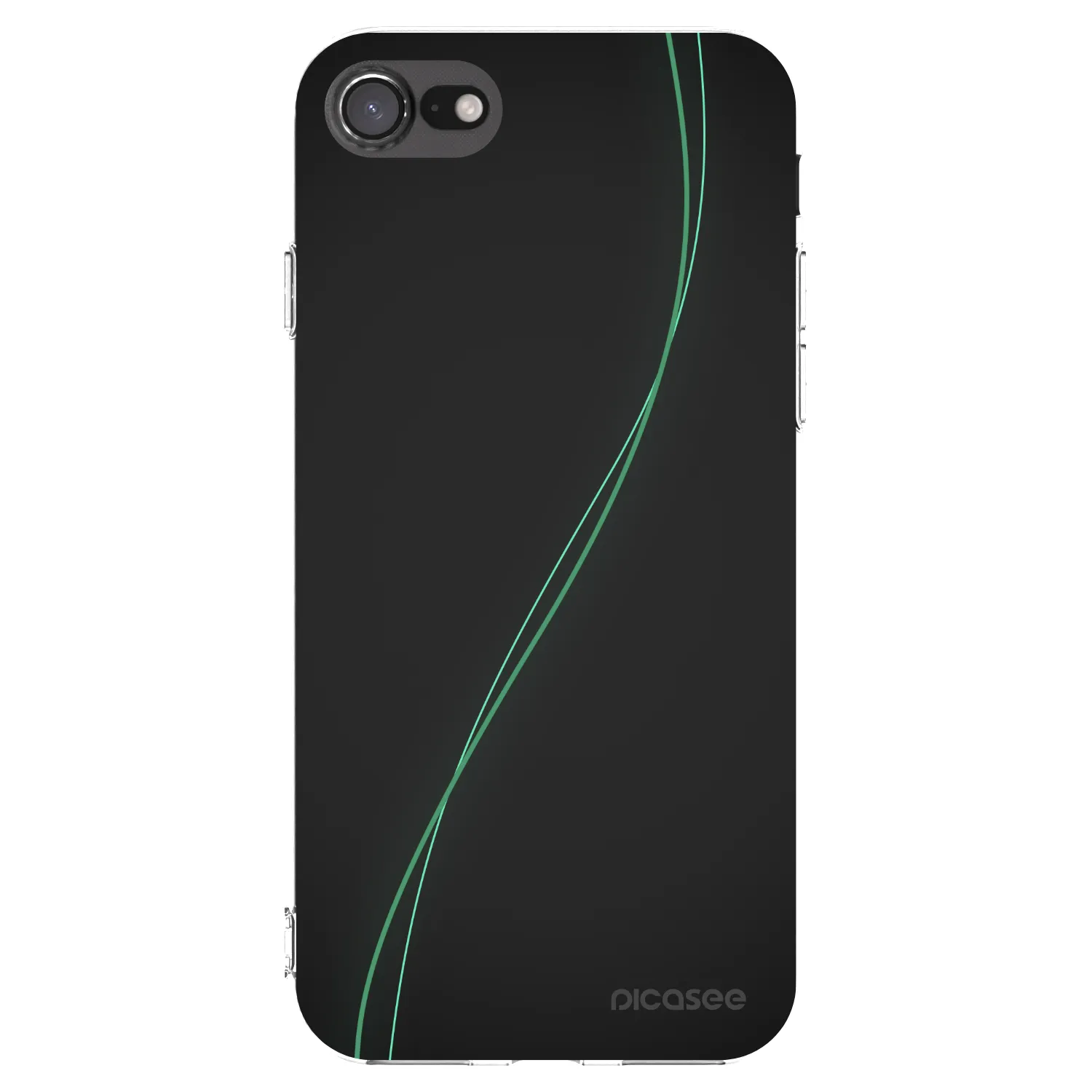 Picasee silikonový průhledný obal pro Apple iPhone SE 2020 - Be Different