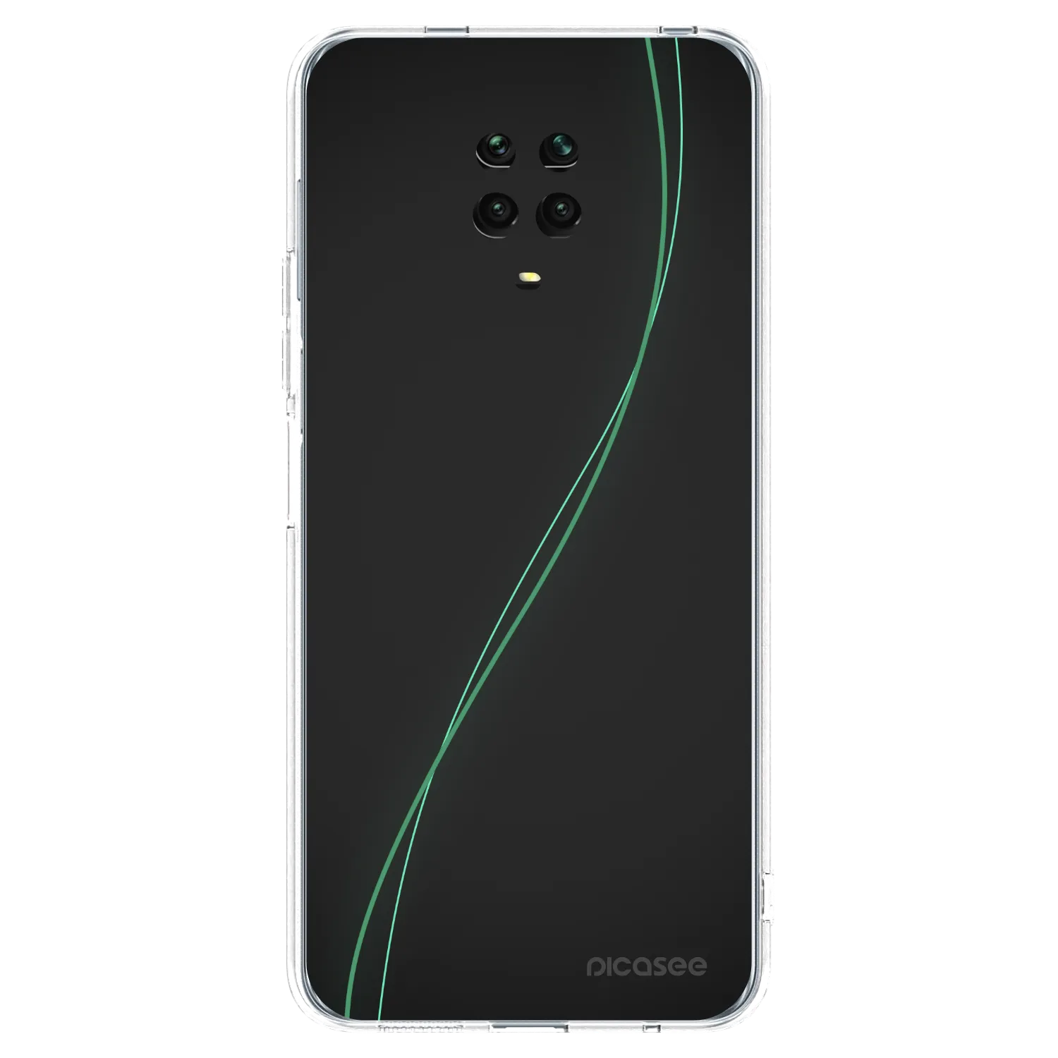 Picasee silikonový průhledný obal pro Xiaomi Redmi Note 9 Pro - Be Different