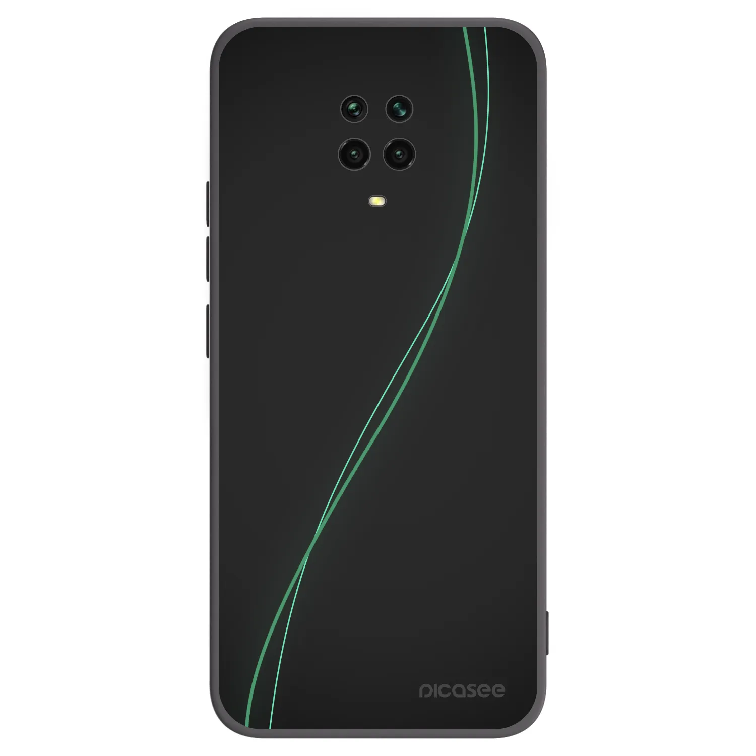 Picasee silikonový černý obal pro Xiaomi Redmi Note 9 Pro - Be Different