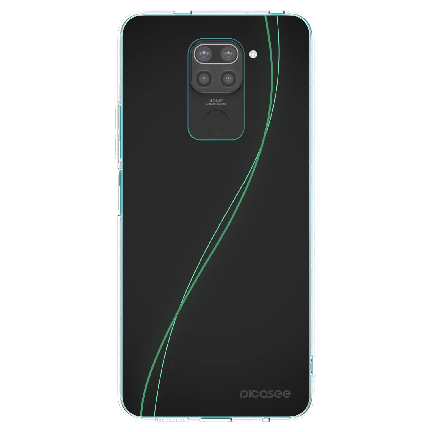 Picasee silikonový černý obal pro Xiaomi Redmi Note 9 - Be Different