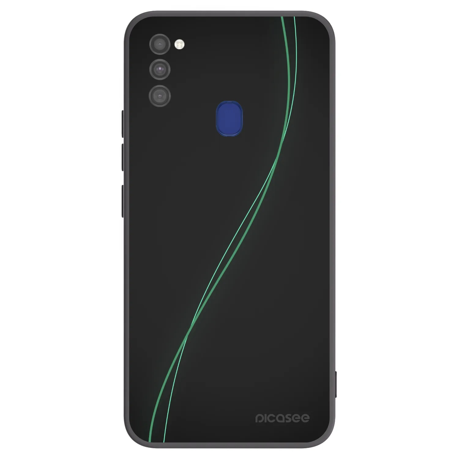 Picasee silikonový černý obal pro Samsung Galaxy M21 M215F - Be Different