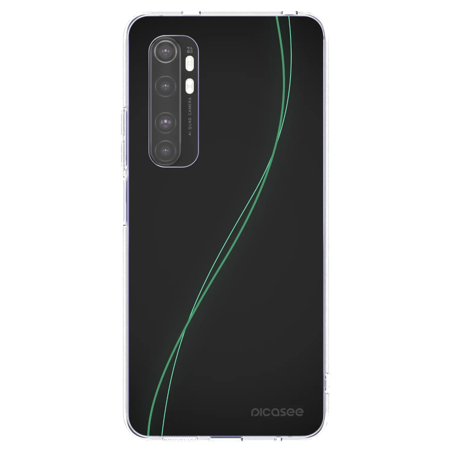 Picasee silikonový průhledný obal pro Xiaomi Mi Note 10 Lite - Be Different