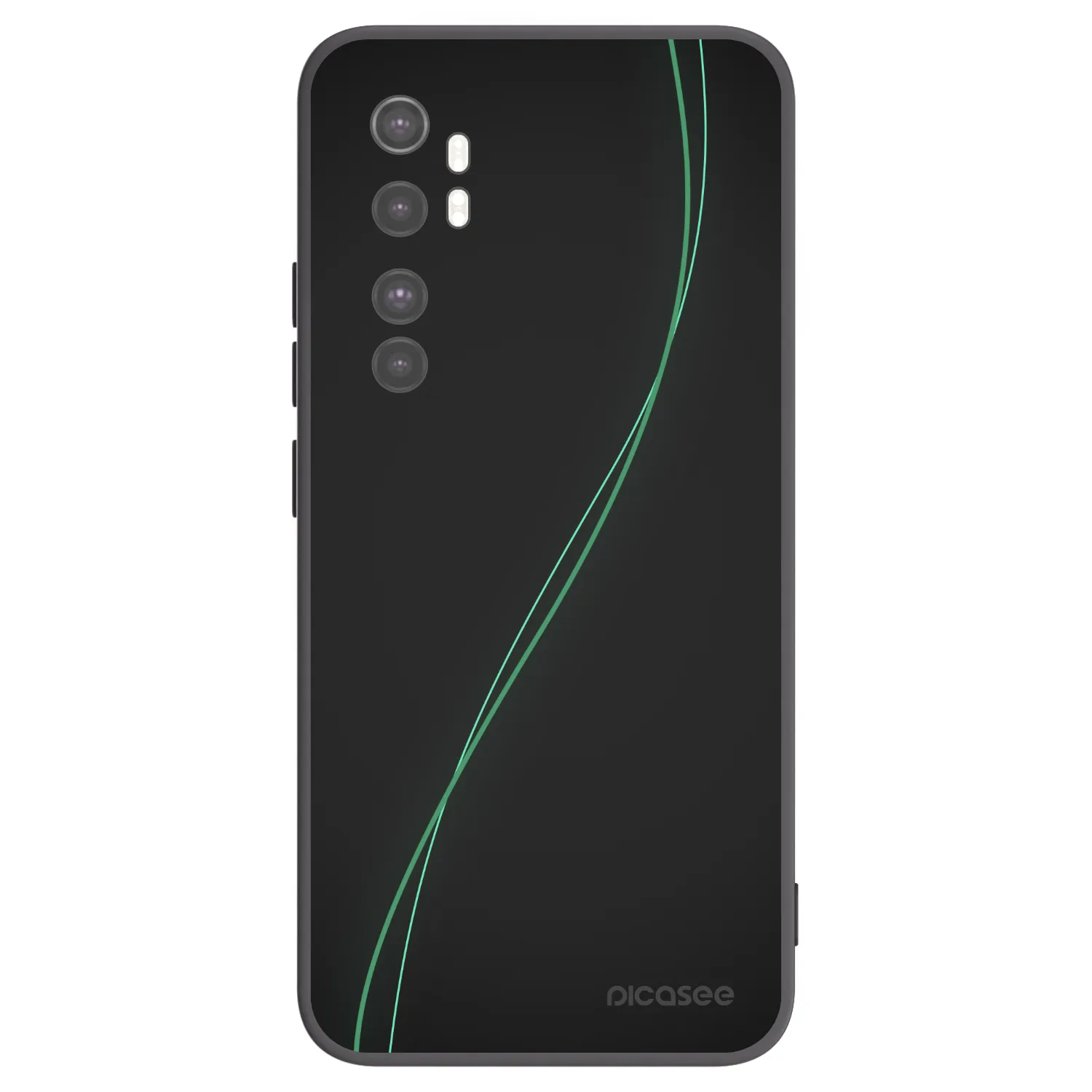 Picasee silikonový černý obal pro Xiaomi Mi Note 10 Lite - Be Different