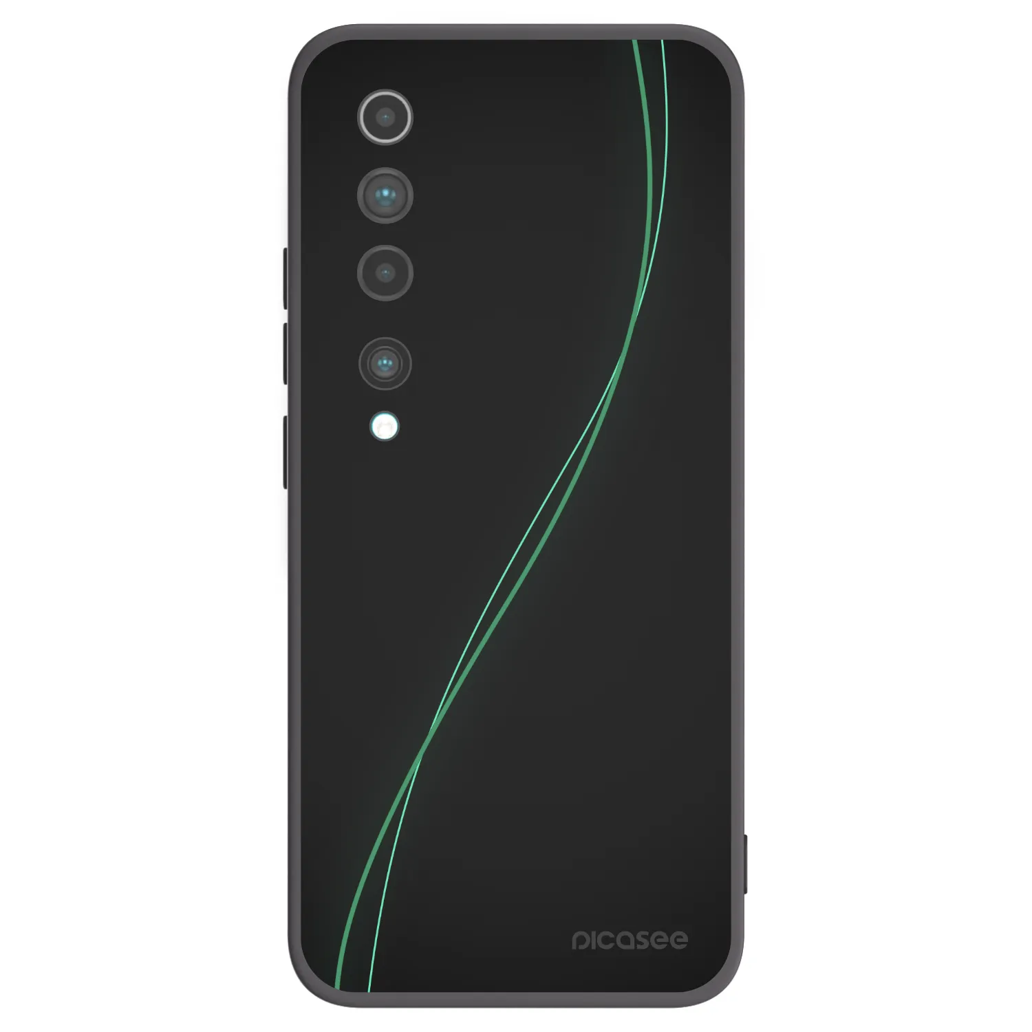 Picasee silikonový černý obal pro Xiaomi Mi 10 - Be Different