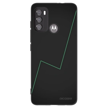 Picasee silikonový černý obal pro Motorola Moto G60 - Consistency