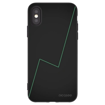 Picasee silikonový černý obal pro Apple iPhone X/XS - Consistency