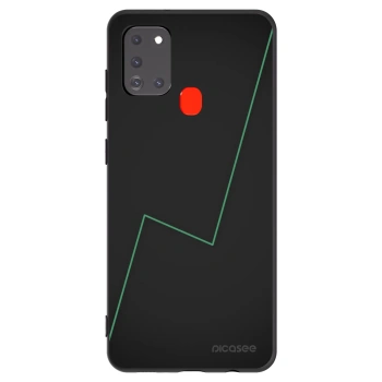 Picasee silikonový černý obal pro Samsung Galaxy A21s - Consistency