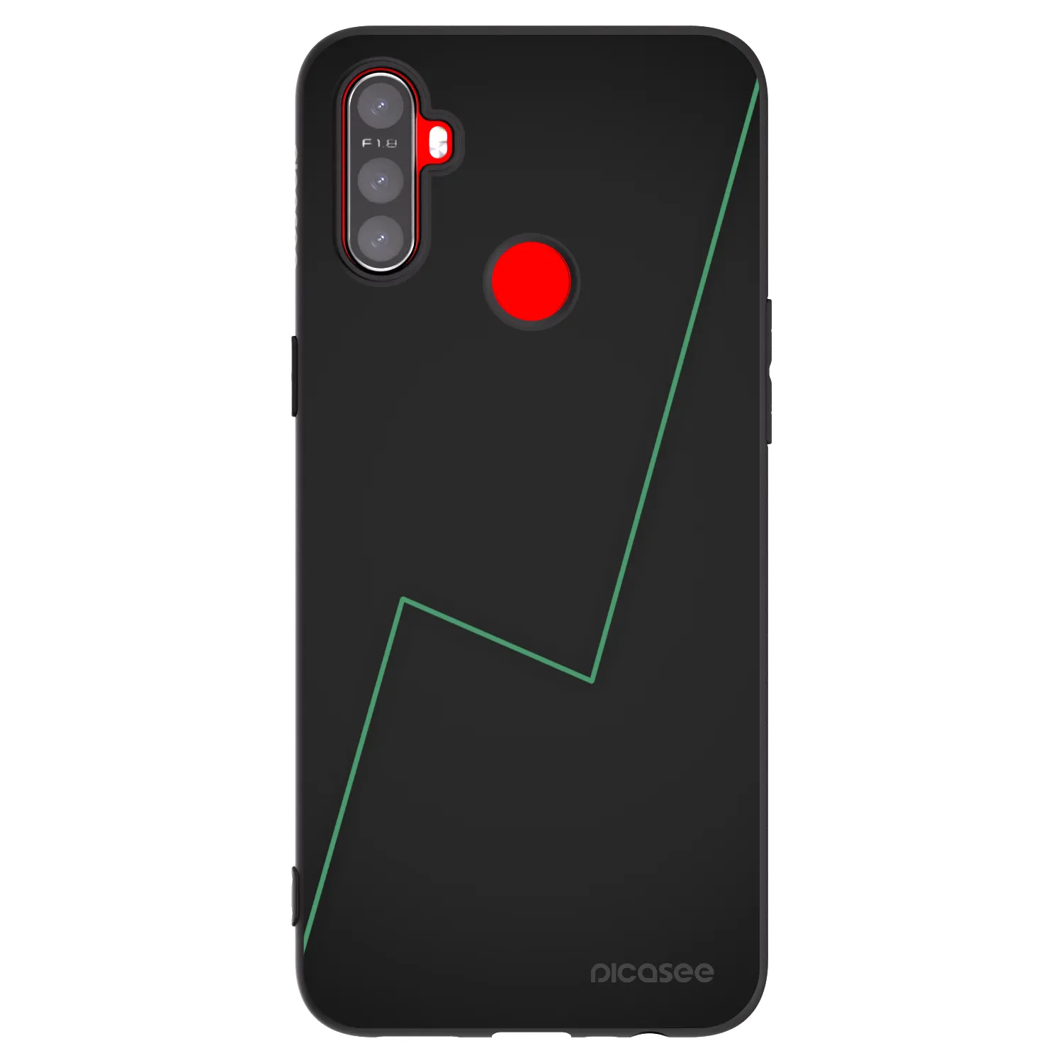 Picasee silikonový černý obal pro Realme C3 - Consistency