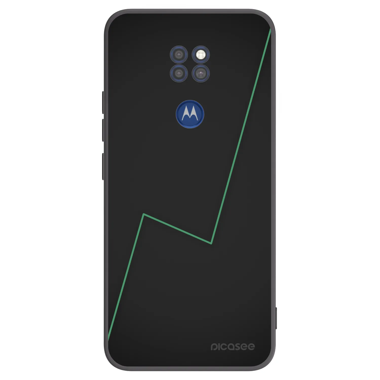 Picasee silikonový černý obal pro Motorola Moto G9 Play - Consistency