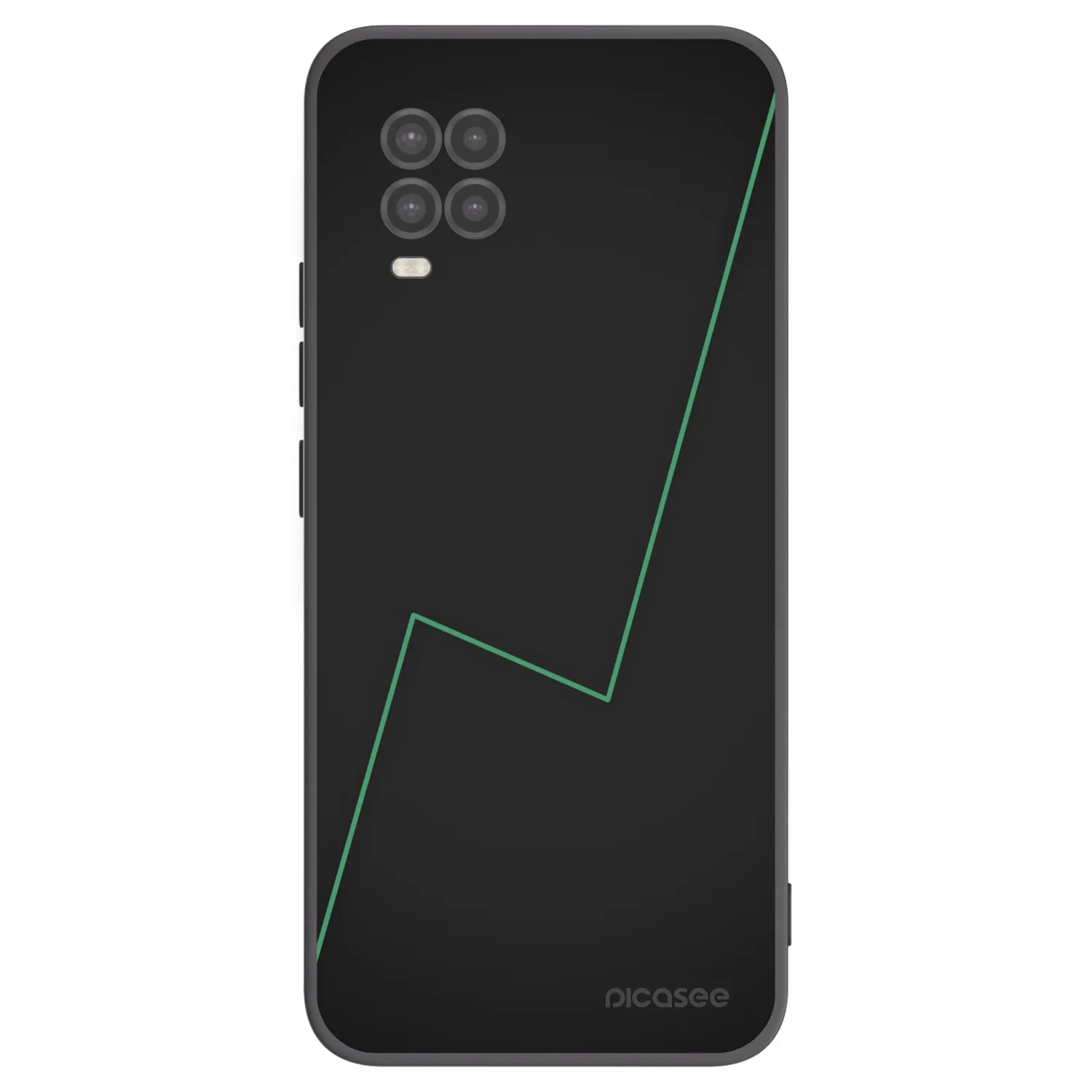 Picasee silikonový černý obal pro Xiaomi Mi 10 Lite - Consistency