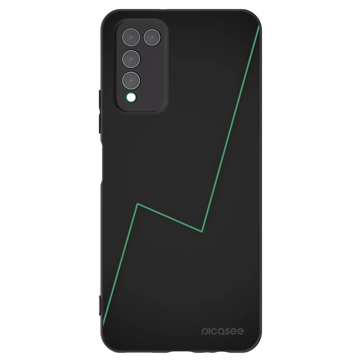 Picasee silikonový černý obal pro Honor 10X Lite - Consistency