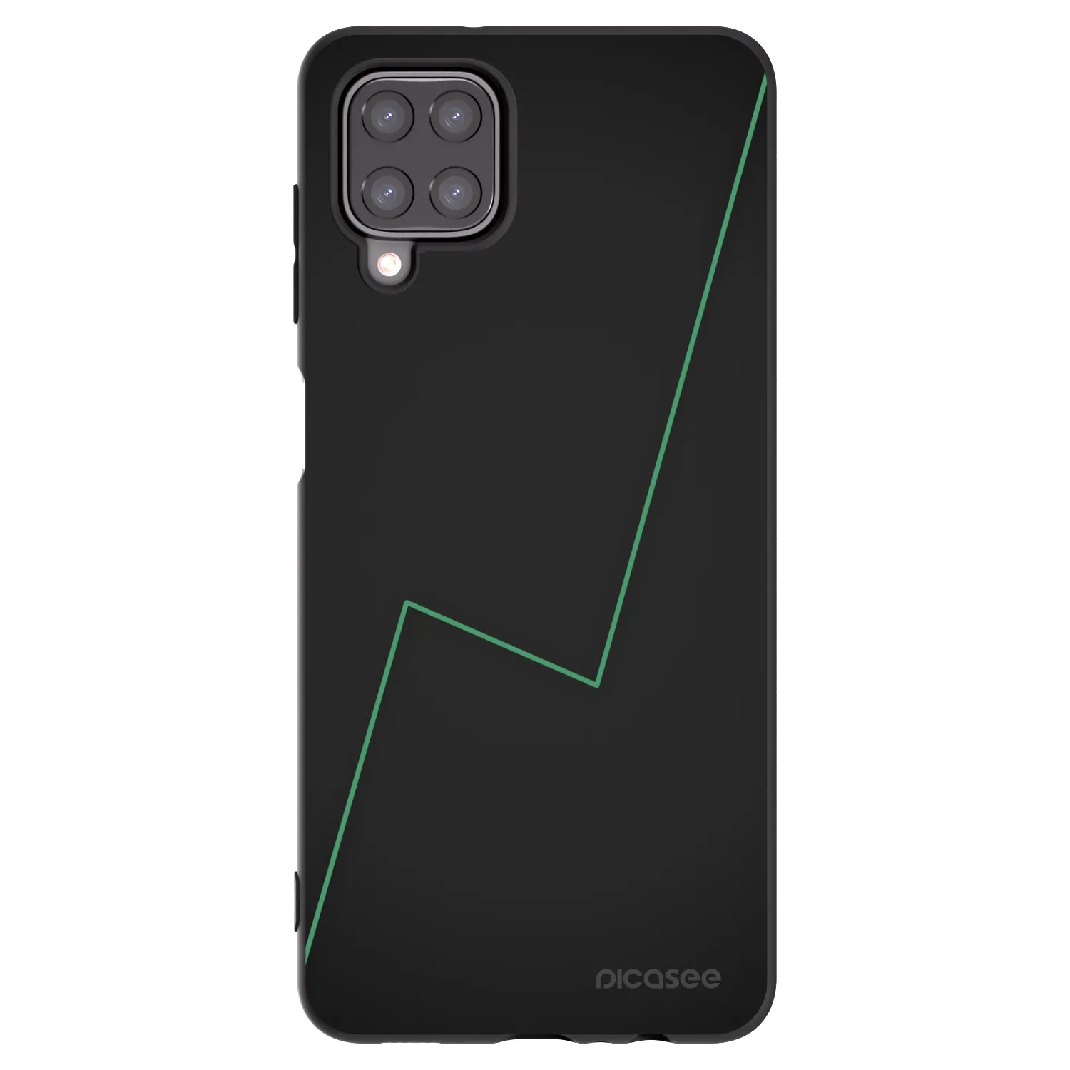 Picasee silikonový černý obal pro Samsung Galaxy A12 A125F - Consistency